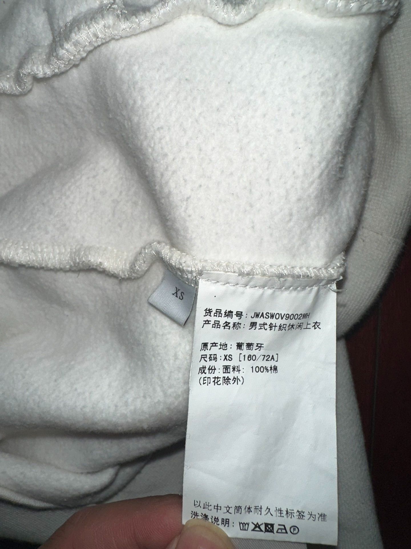 JW Anderson JW Anderson White Peach Sweatshirt Size XS / US 0-2 / IT 36-38 - 4 Thumbnail