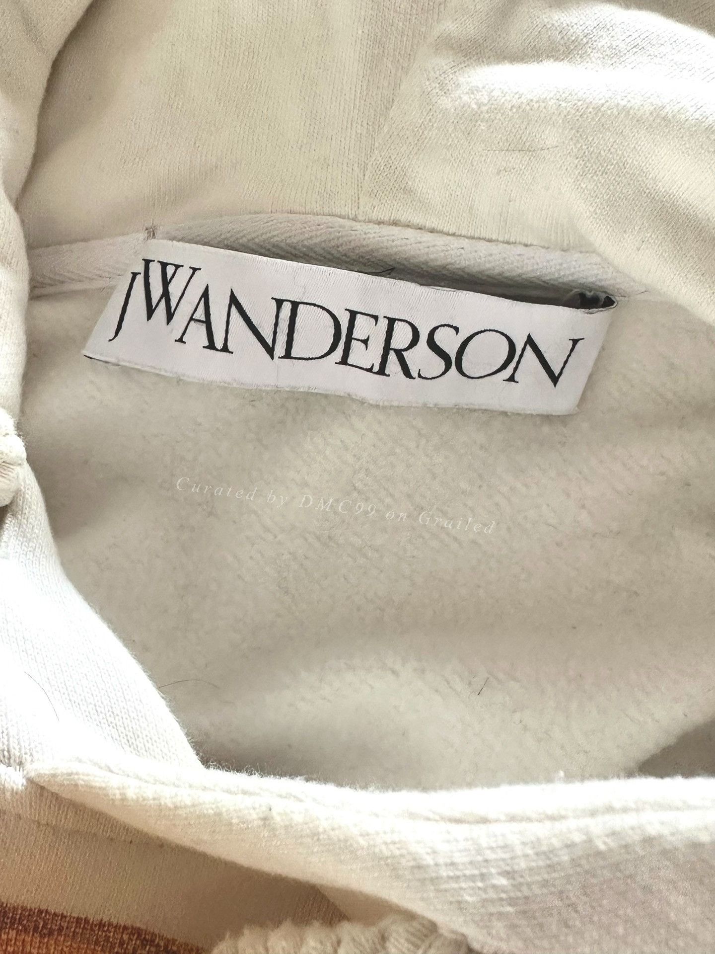 JW Anderson JW Anderson White Peach Sweatshirt Size XS / US 0-2 / IT 36-38 - 3 Thumbnail