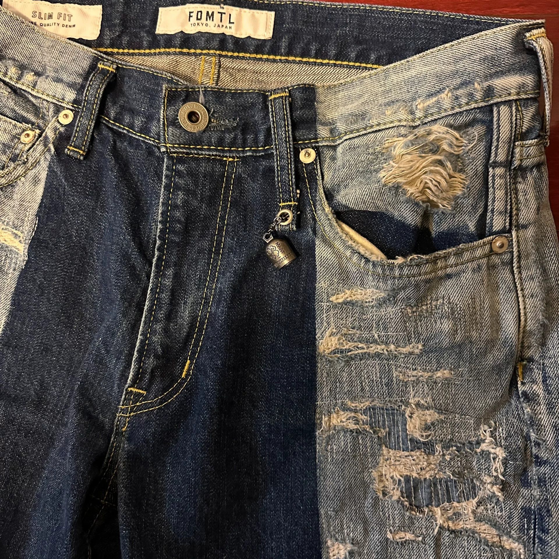 FDMTL Fdmtl Distressed Boro Jeans Size US 30 / EU 46 - 5 Thumbnail