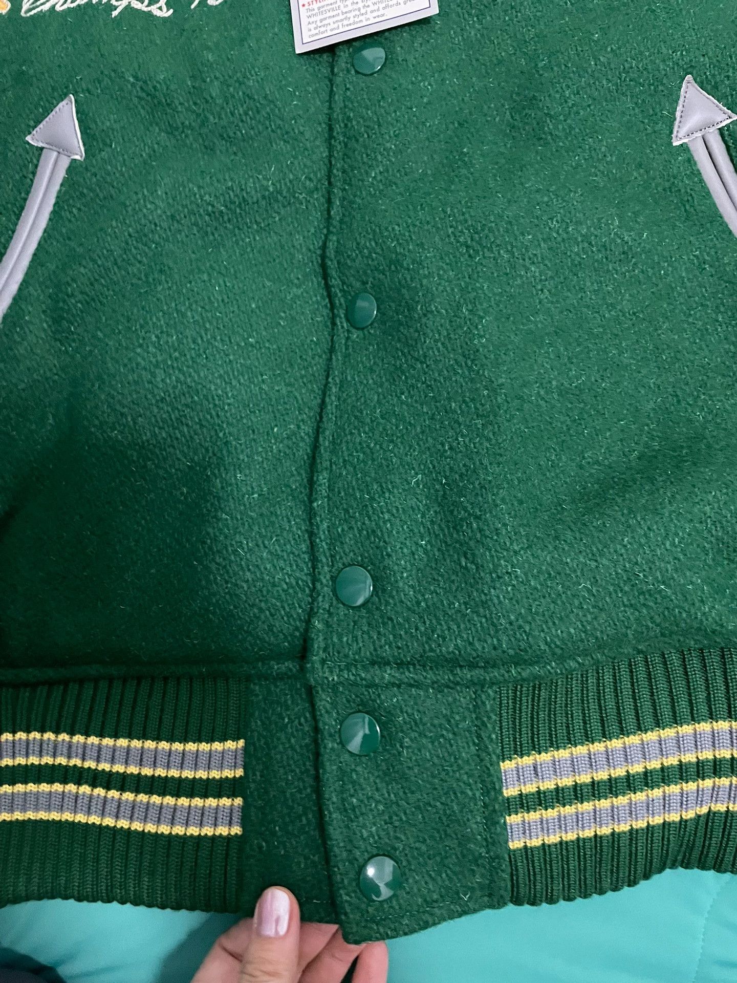 Whitesville Whitesville Wool Melton Award Baseball Jacket Size US XS / EU 42 / 0 - 7 Thumbnail