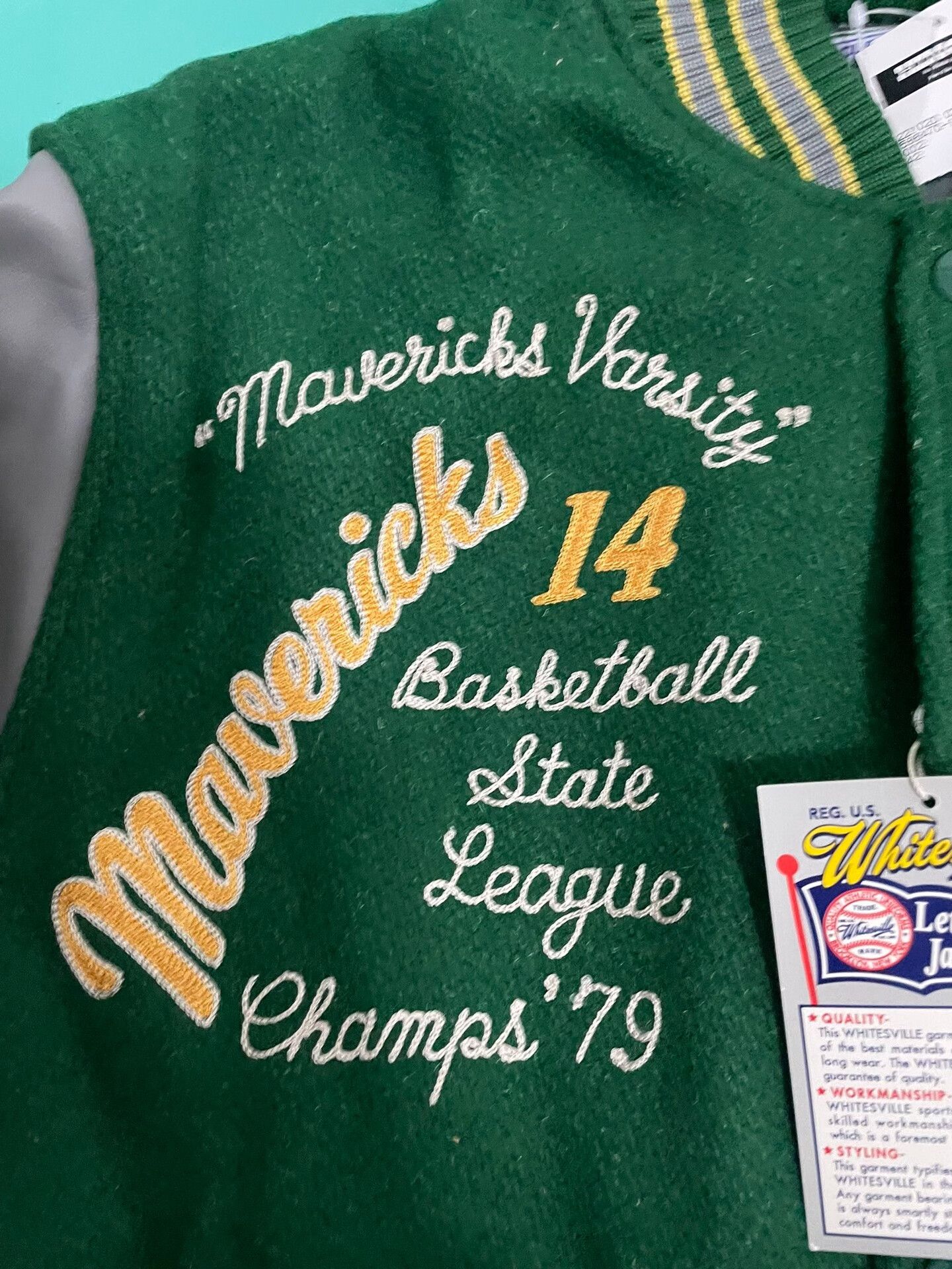 Whitesville Whitesville Wool Melton Award Baseball Jacket Size US XS / EU 42 / 0 - 6 Thumbnail