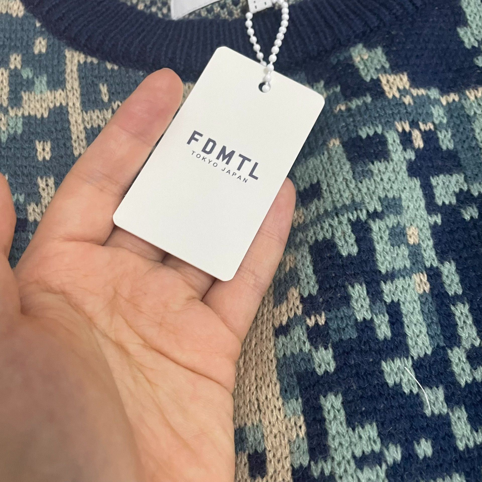 FDMTL FDMTL Digital Boro Knit Sweater Size US XL / EU 56 / 4 - 4 Thumbnail