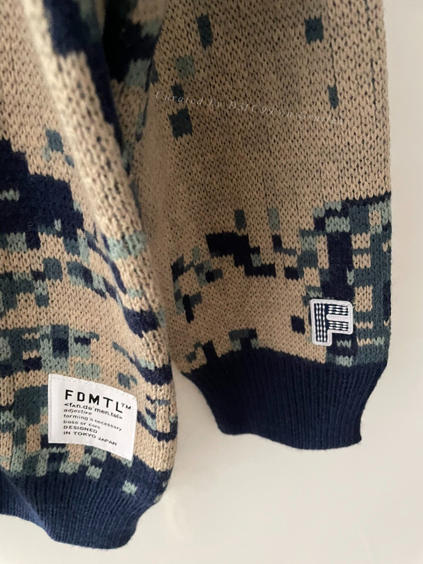 FDMTL FDMTL Digital Boro Knit Sweater Size US XL / EU 56 / 4 - 6 Thumbnail