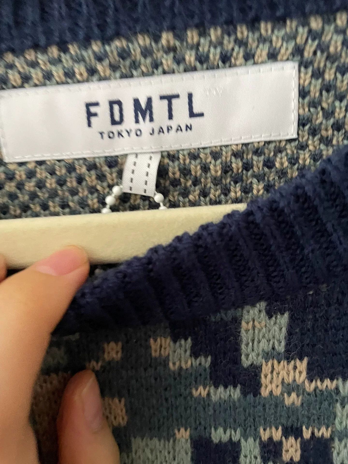 FDMTL FDMTL Digital Boro Knit Sweater Size US XL / EU 56 / 4 - 7 Thumbnail