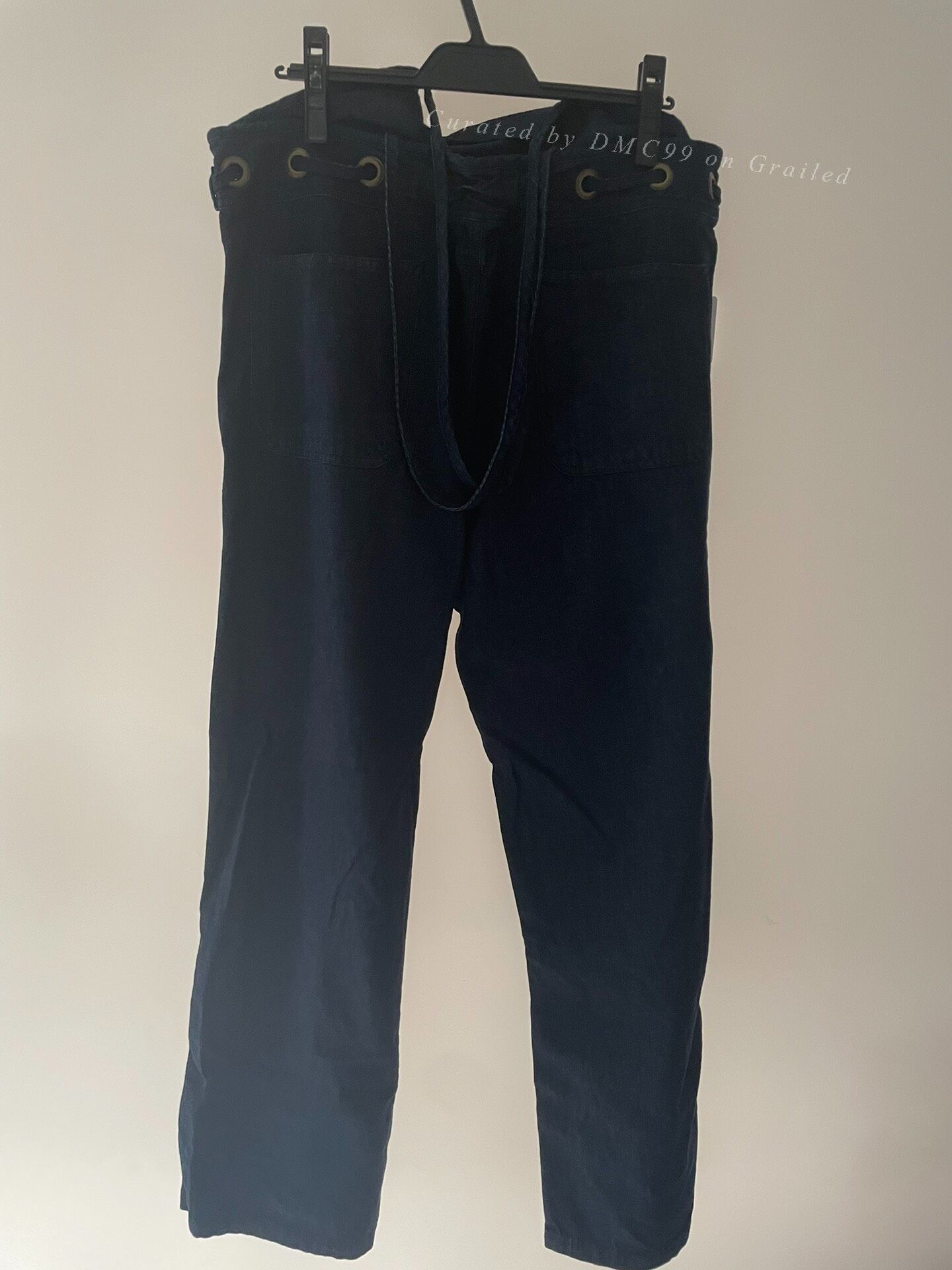 Kapital Kapital Denim Overalls Thin Straps Size 22" - 5 Thumbnail