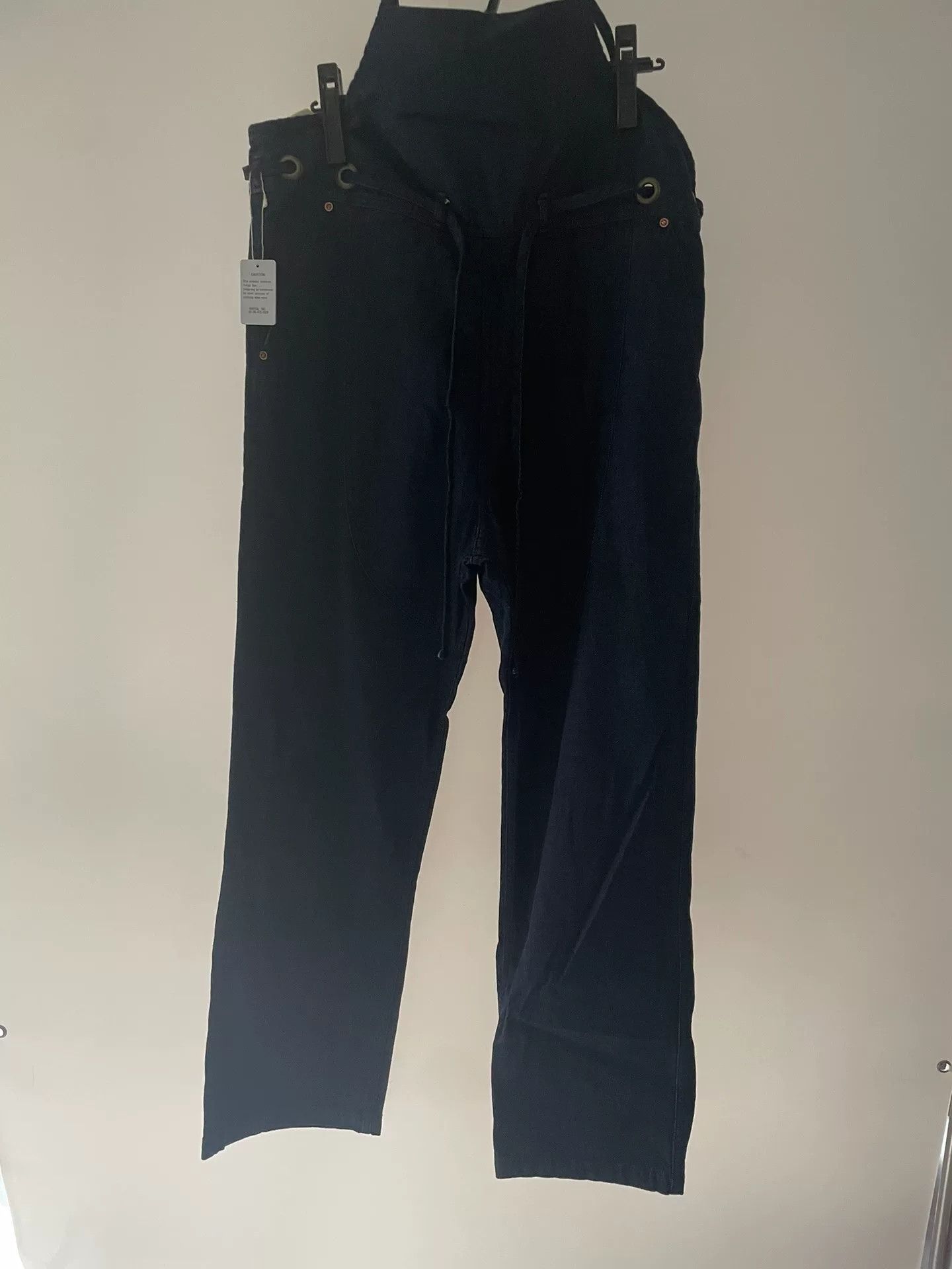 Kapital Kapital Denim Overalls Thin Straps Size 22" - 4 Thumbnail