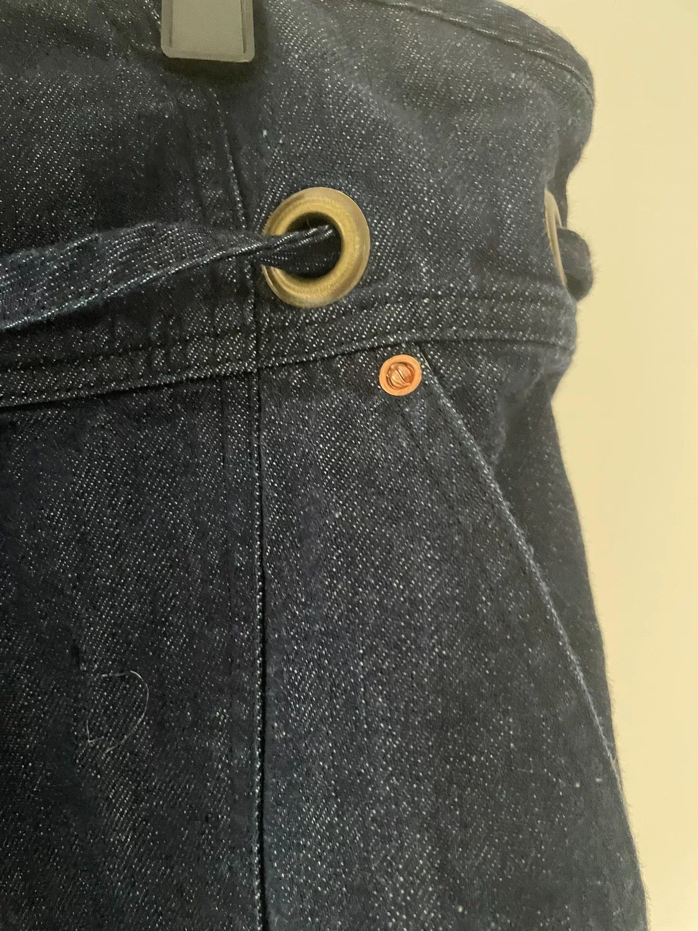 Kapital Kapital Denim Overalls Thin Straps Size 22" - 6 Thumbnail