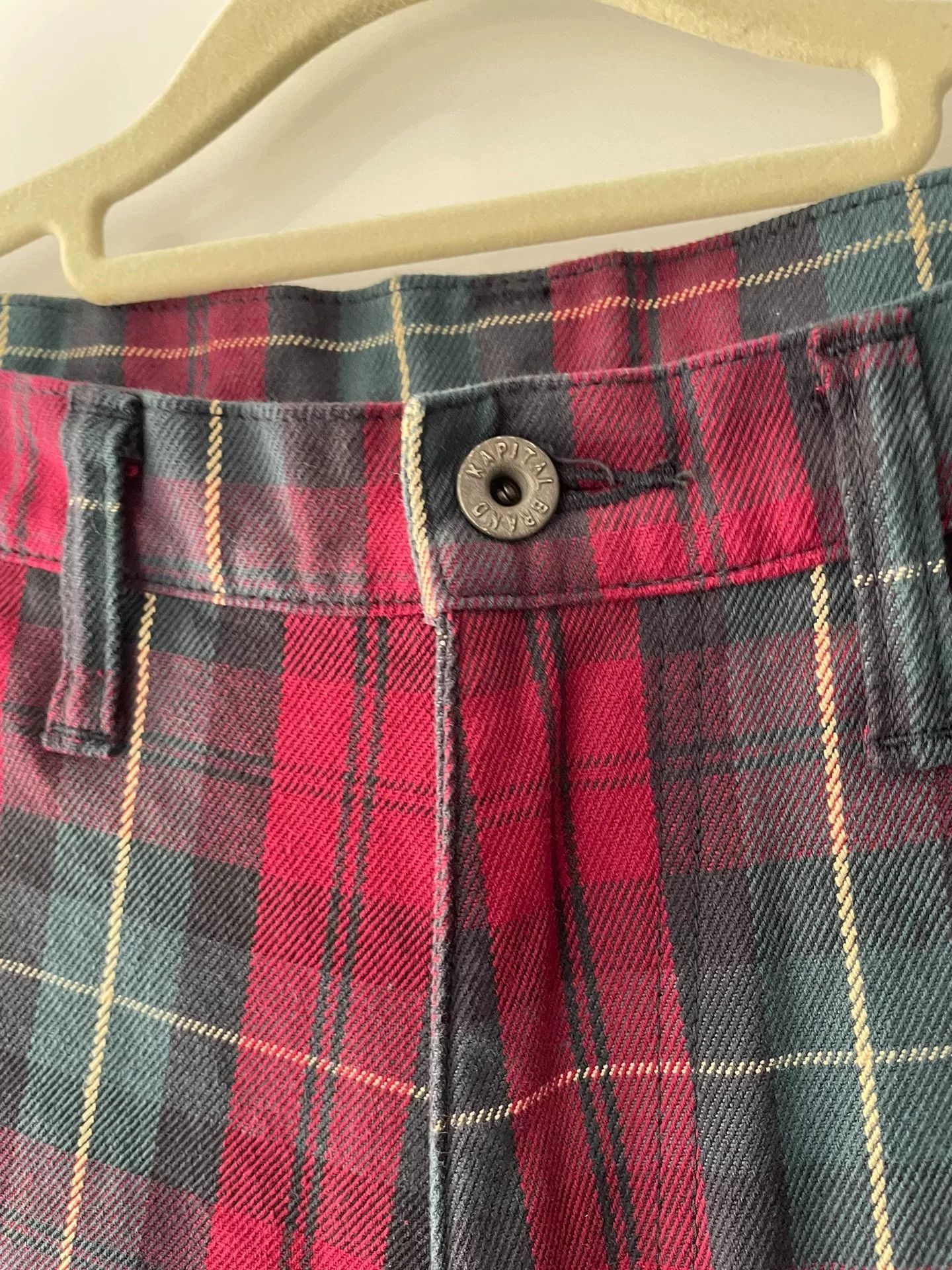 Kapital Kapital Men's Plaid Casual Pants Size US 32 / EU 48 - 3 Thumbnail