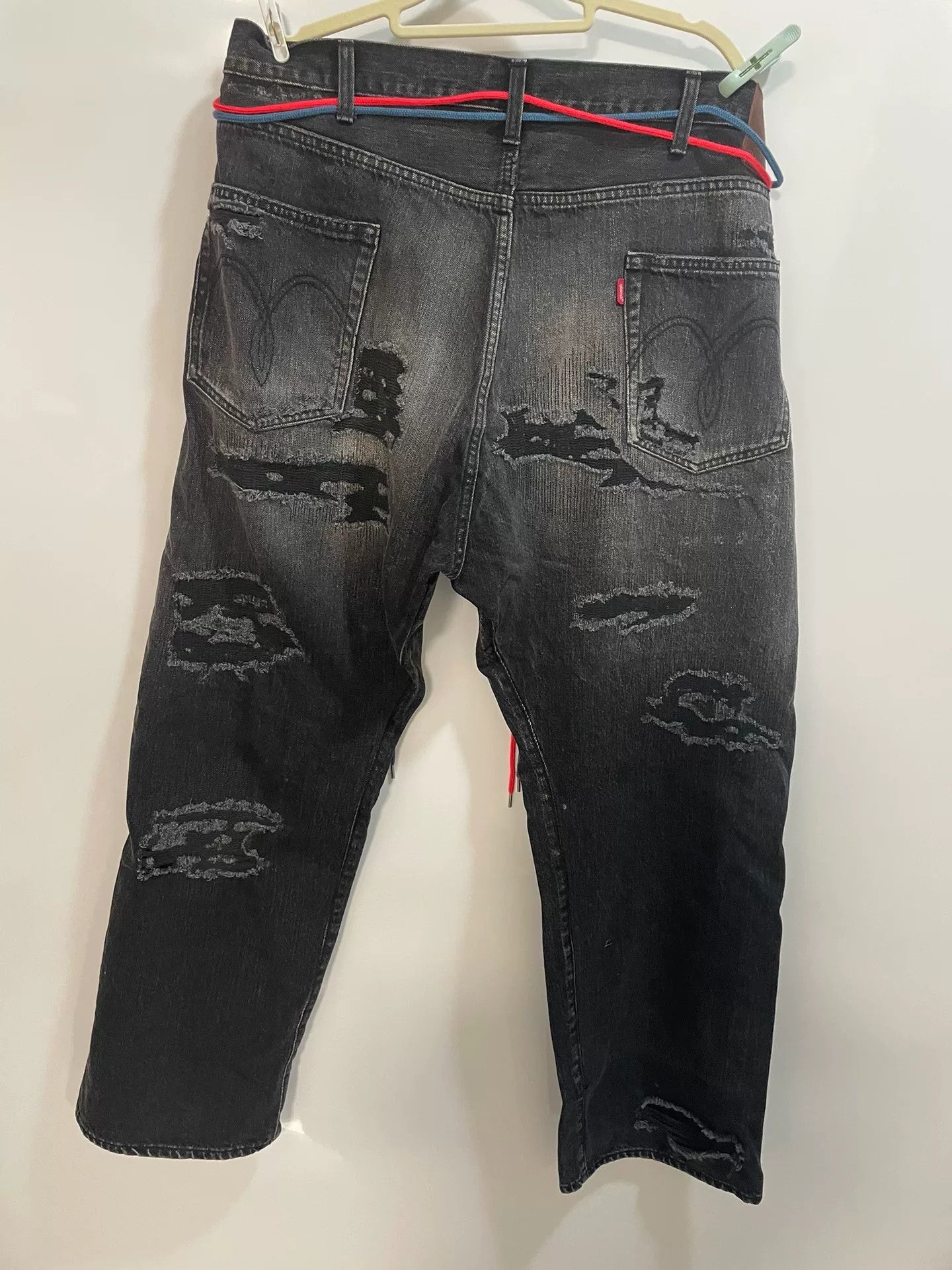 Other GLAMB Heavy Damage Wide Denim Pants Size US 32 / EU 48 - 2 Thumbnail