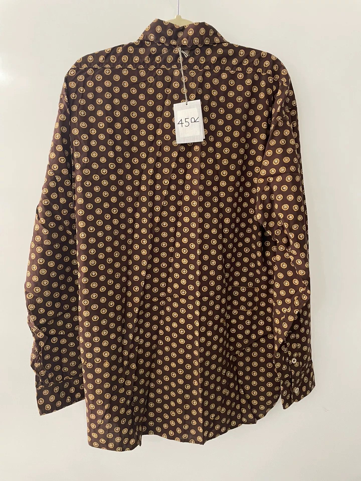 45rpm 45R Fine Check Print Mountain Shirt Size US XL / EU 56 / 4 - 2 Thumbnail