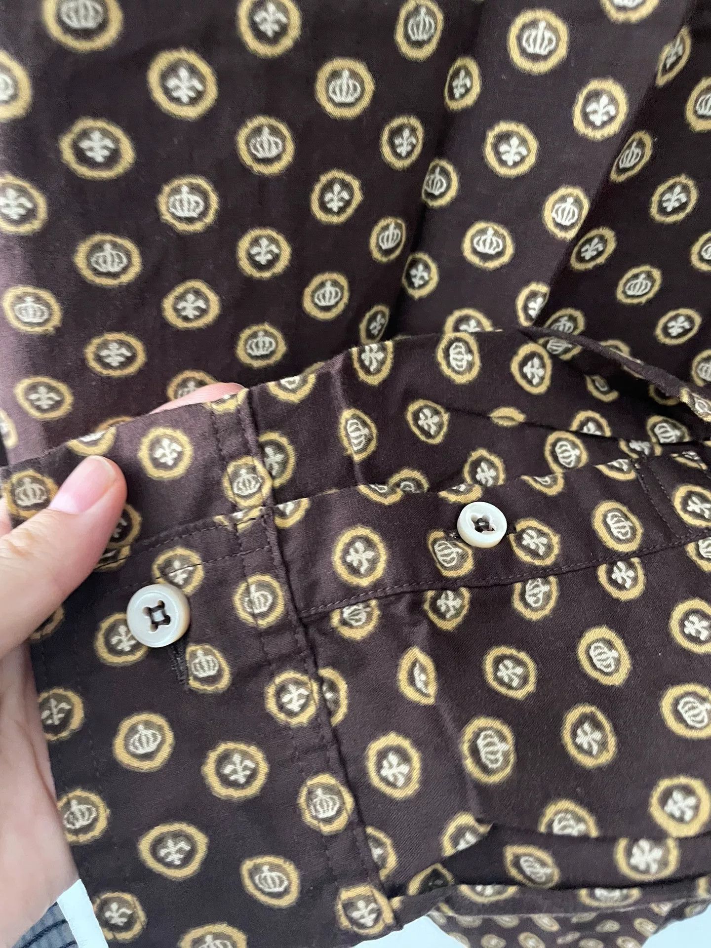 45rpm 45R Fine Check Print Mountain Shirt Size US XL / EU 56 / 4 - 6 Thumbnail