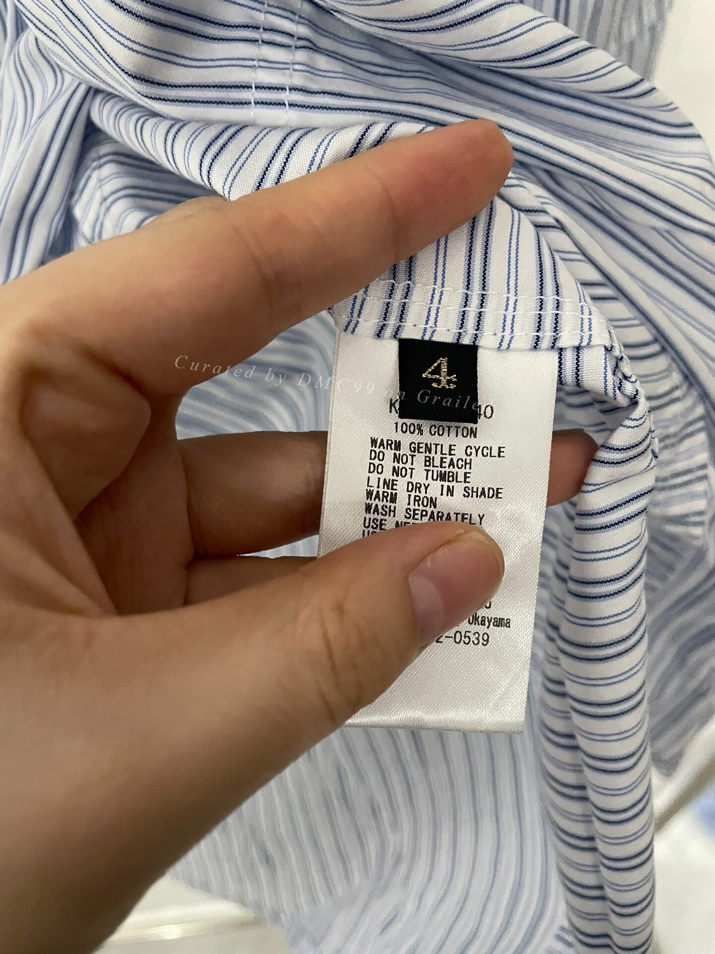 Hiroshi Kato Kapital Striped Cotton Cuff Embroidery Shirt Size XL / US 12-14 / IT 48-50 - 7 Thumbnail