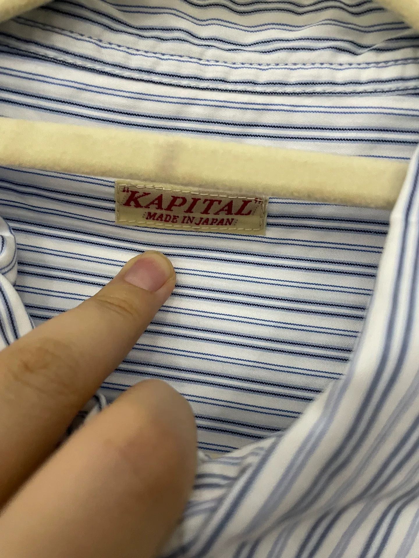 Hiroshi Kato Kapital Striped Cotton Cuff Embroidery Shirt Size XL / US 12-14 / IT 48-50 - 6 Thumbnail