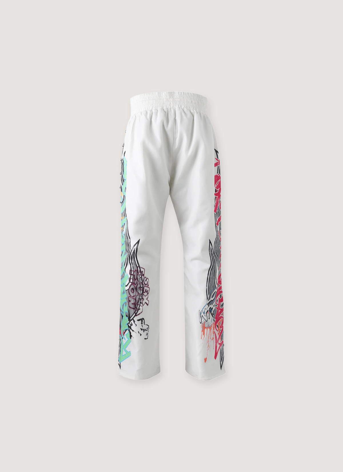 LOST INTRICACY University Sweatpants Cream Size US 36 / EU 52 - 2 Thumbnail