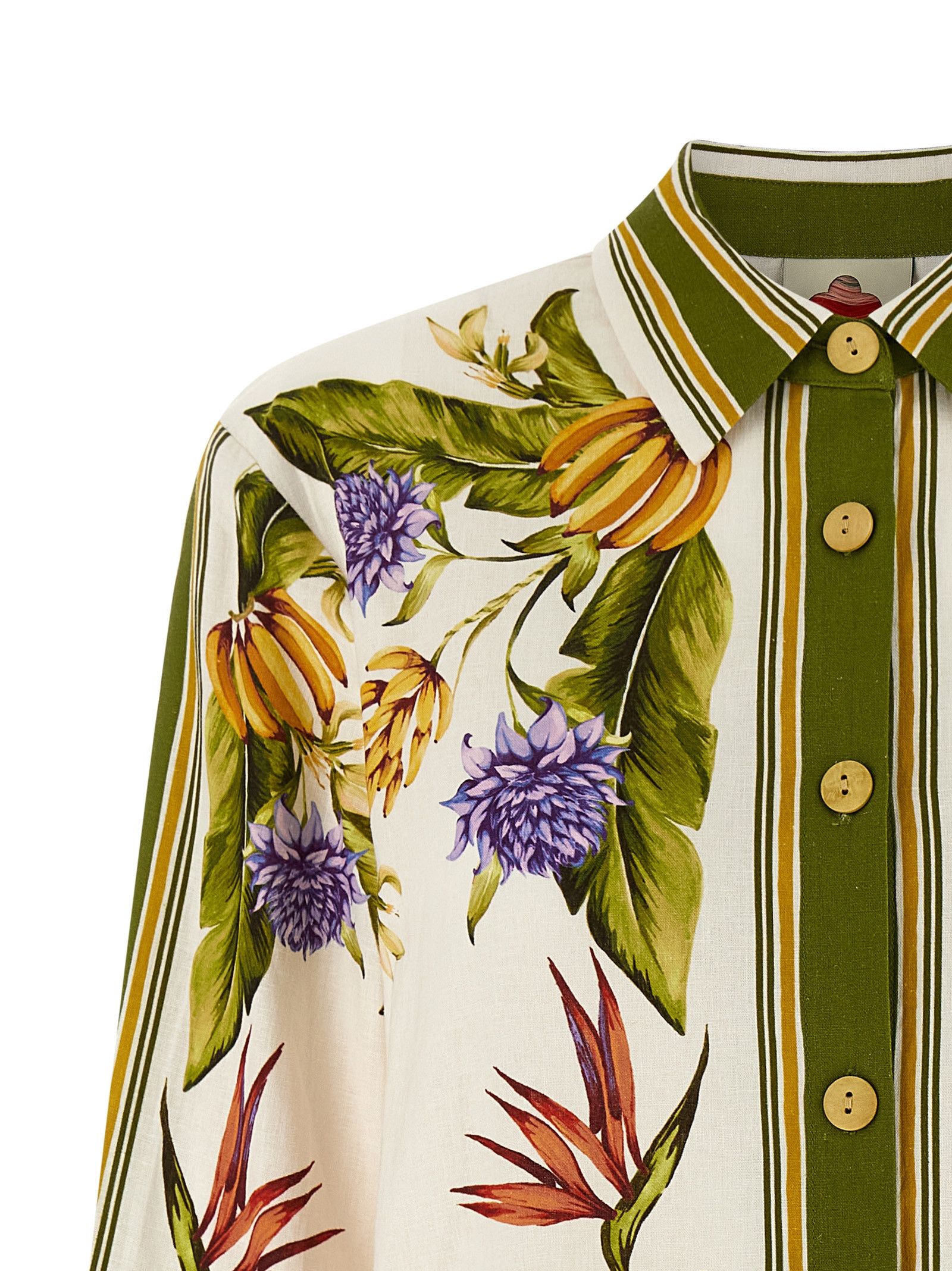 Farm Rio 'Sand Tropical Scarf' shirt Size M / US 6-8 / IT 42-44 - 3 Thumbnail