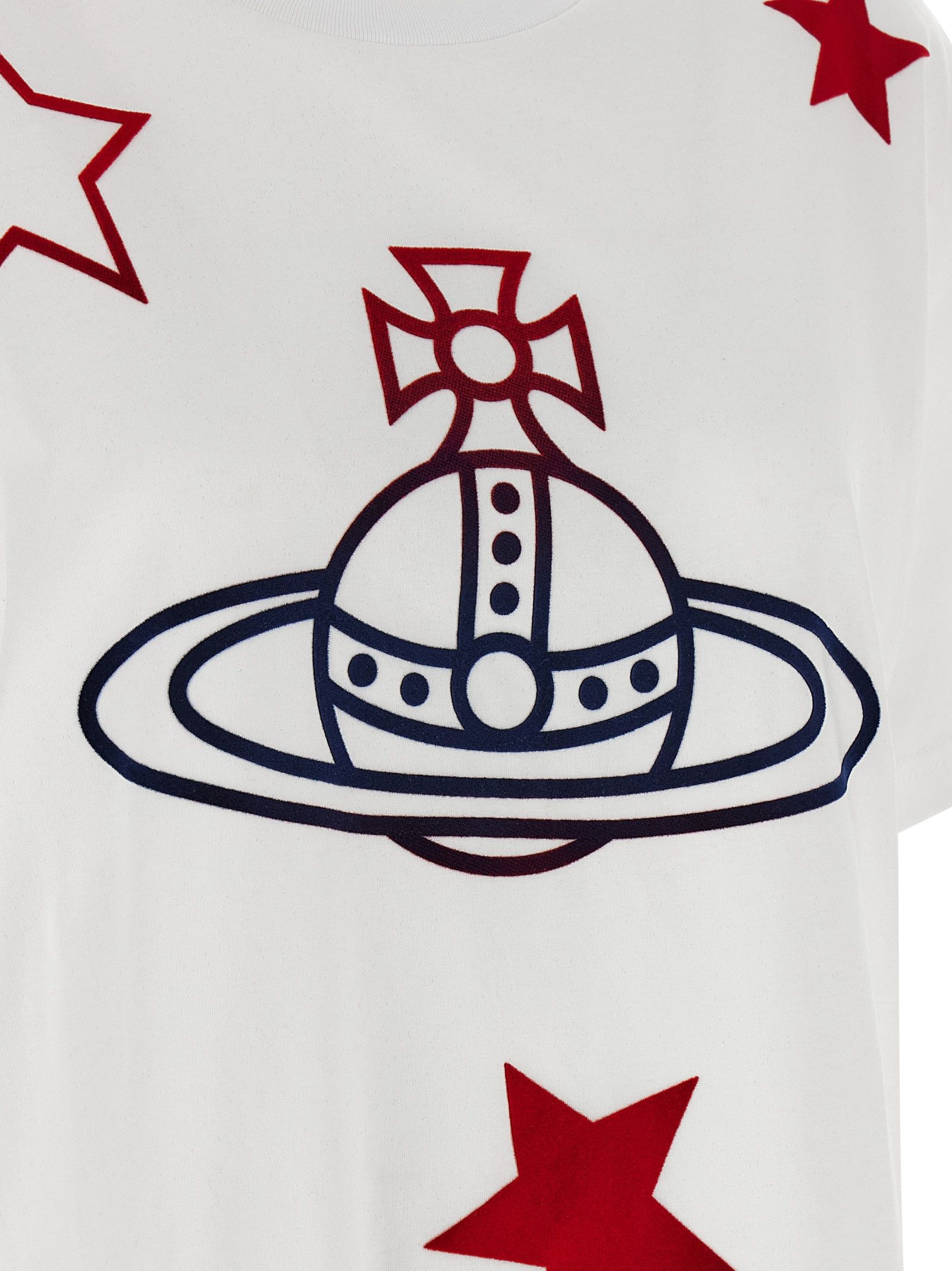 Vivienne Westwood 'Orb and Stars Classic' T-shirt Size S / US 4 / IT 40 - 4 Thumbnail