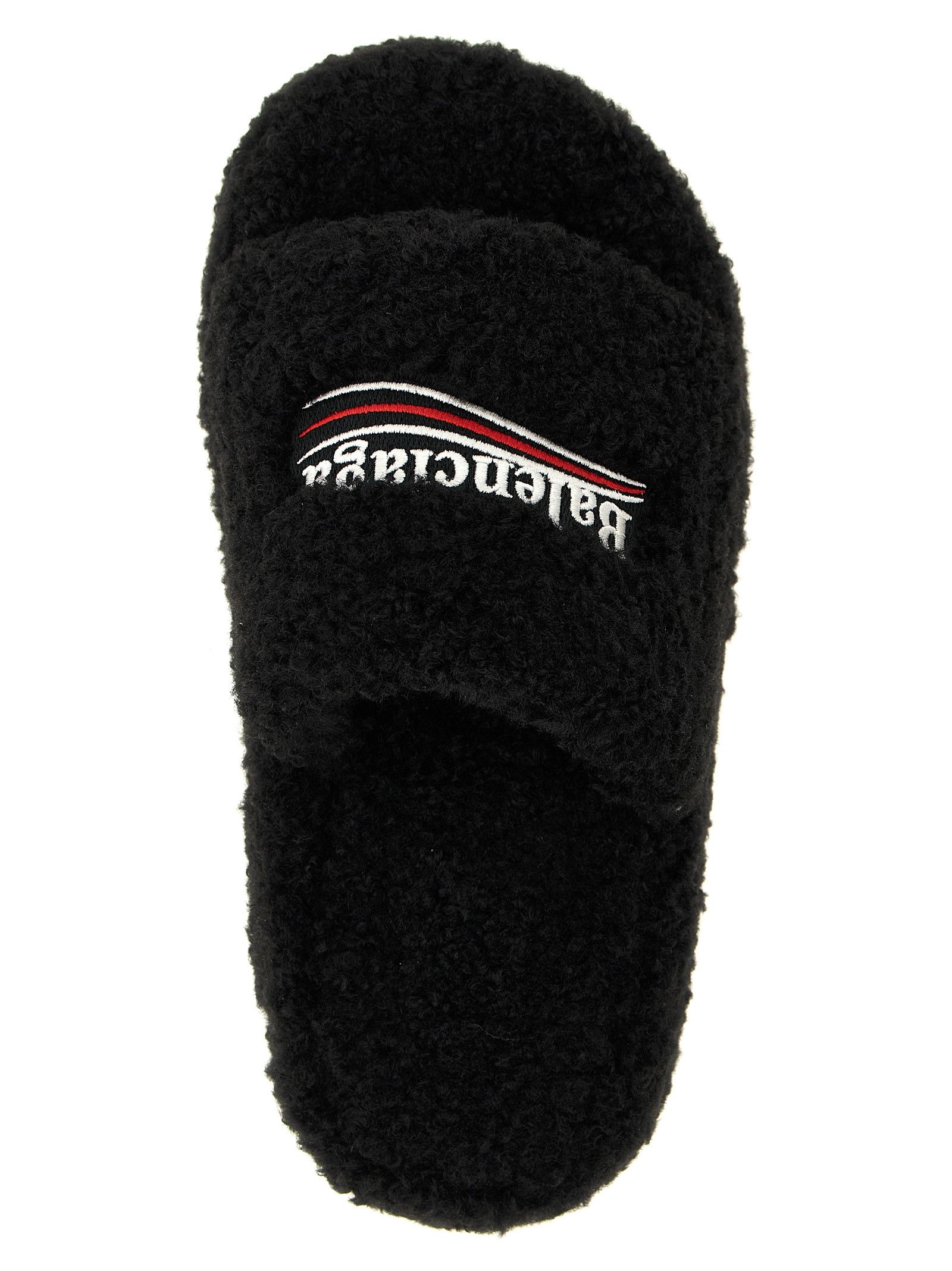 Balenciaga 'Furry Platform' slides Size US 10 / IT 40 - 4 Thumbnail