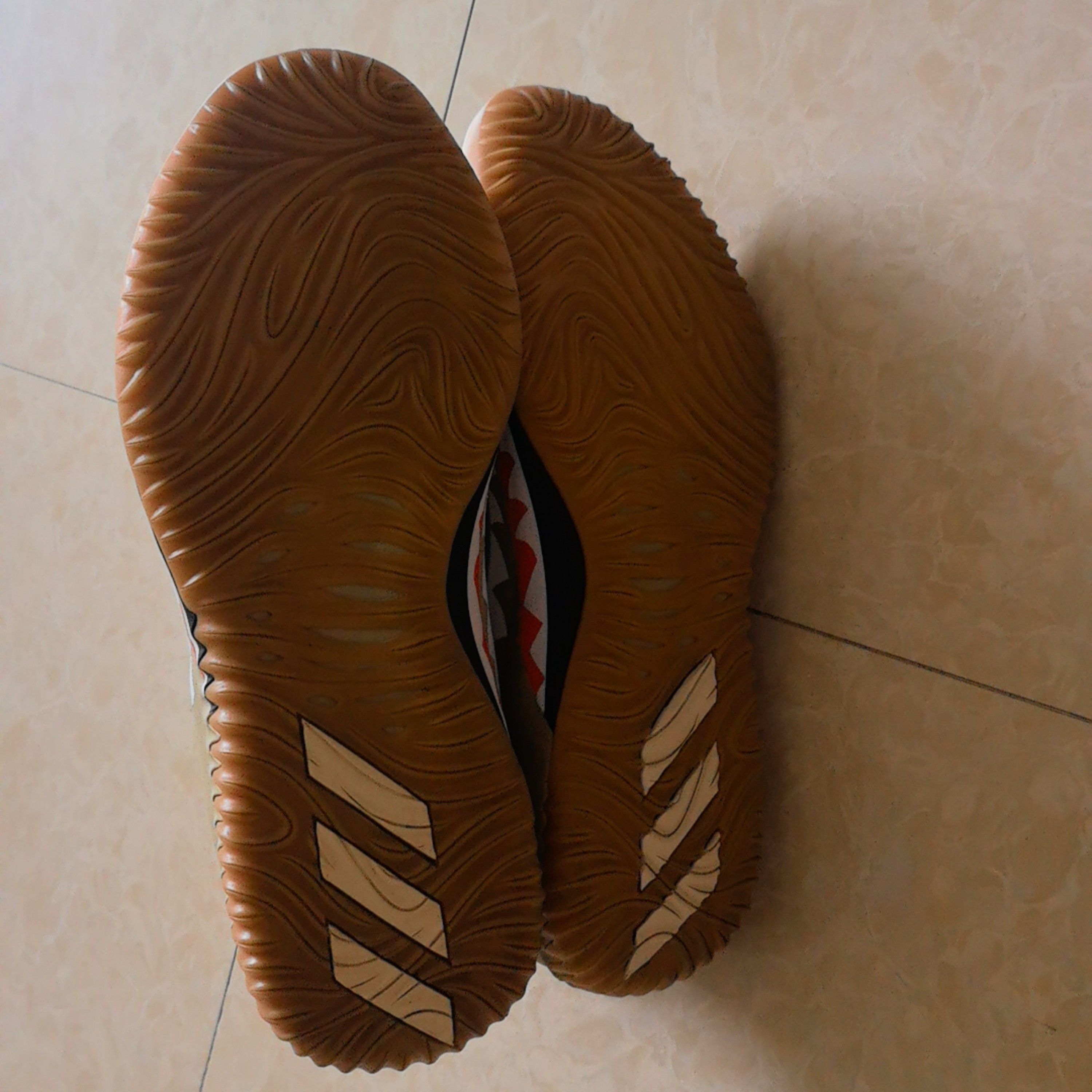Adidas × Bape A Bathing Ape x Adidas D Lillard 4 Camo Sneakers US 9.5 Size US 10 / EU 43 - 4 Thumbnail