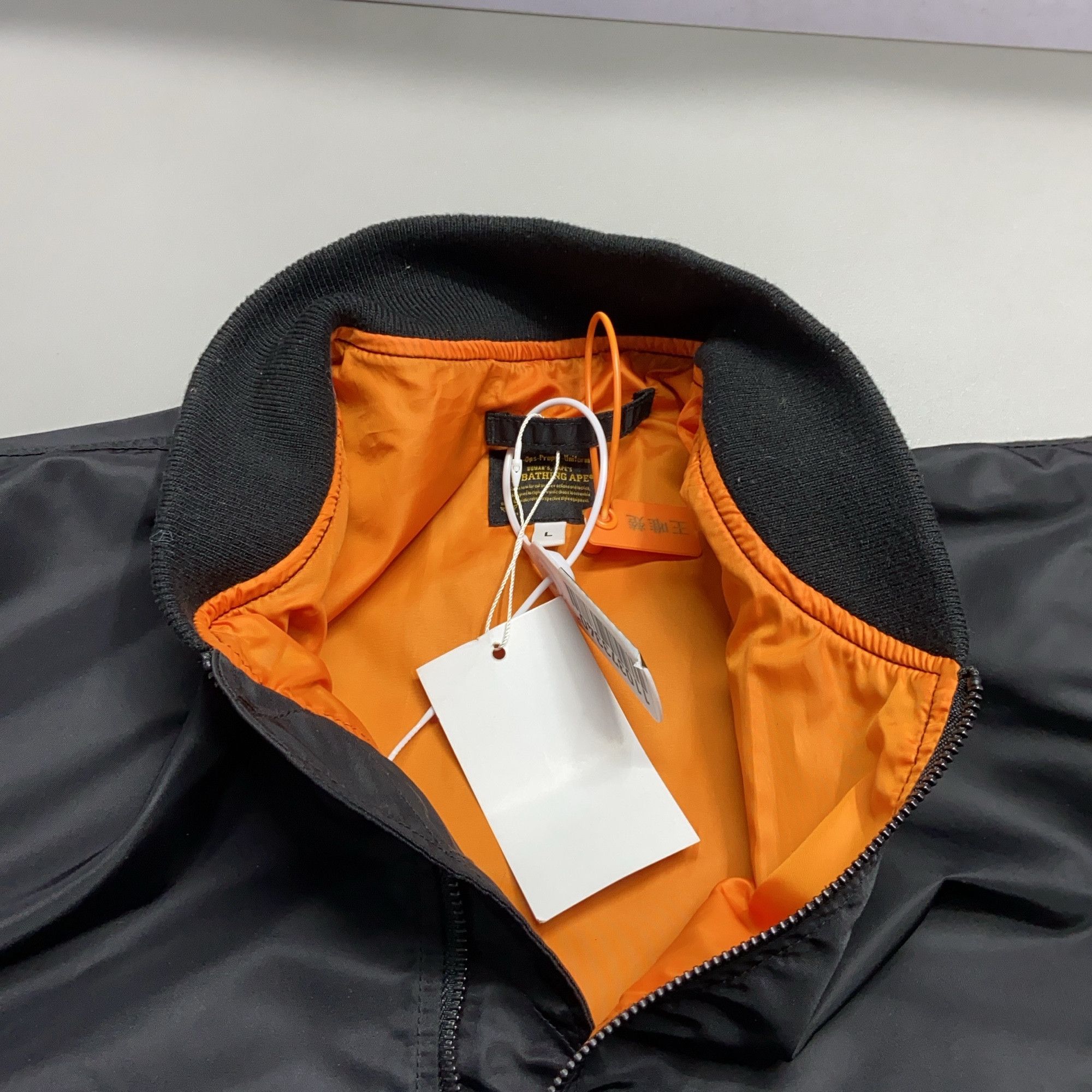 Bape A Bathing Ape Tiger Shark Bomber Jacket Size L Size US L / EU 52-54 / 3 - 7 Thumbnail