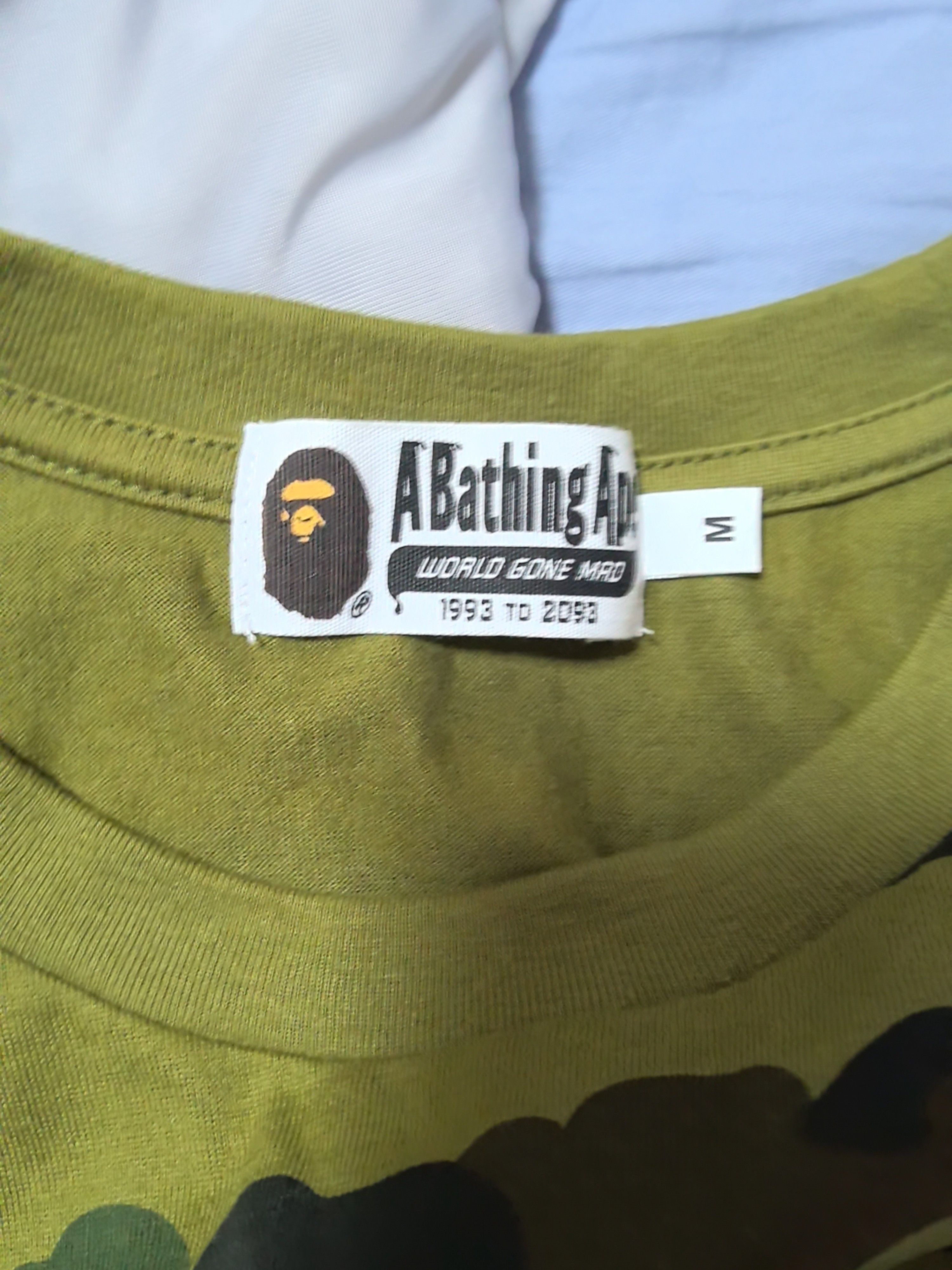 Bape A BATHING APE Camo Tom and Jerry T-Shirt Size M Size US M / EU 48-50 / 2 - 3 Thumbnail