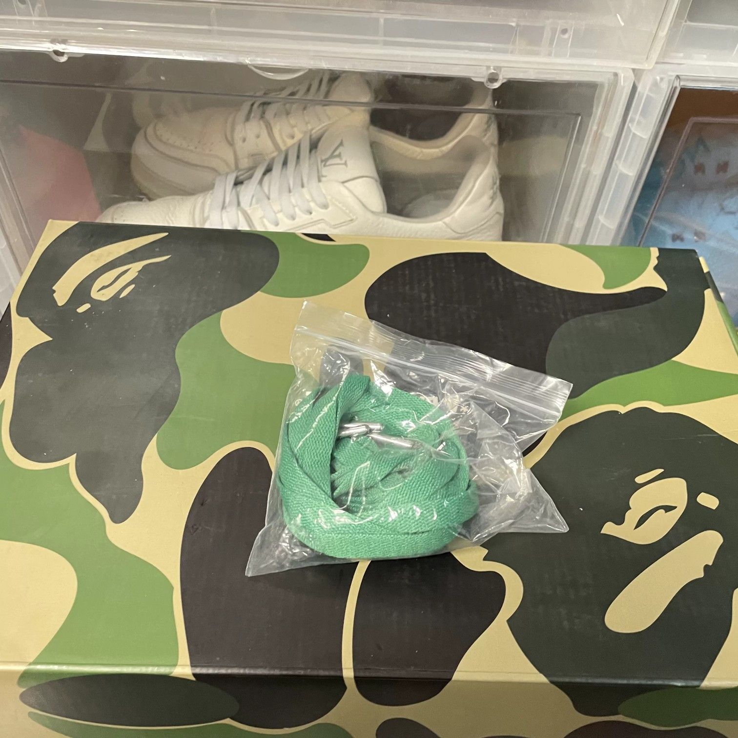 Bape A Bathing Ape Patent Leather Low-Top Sneakers Size 11 Size US 12 / EU 45 - 6 Thumbnail