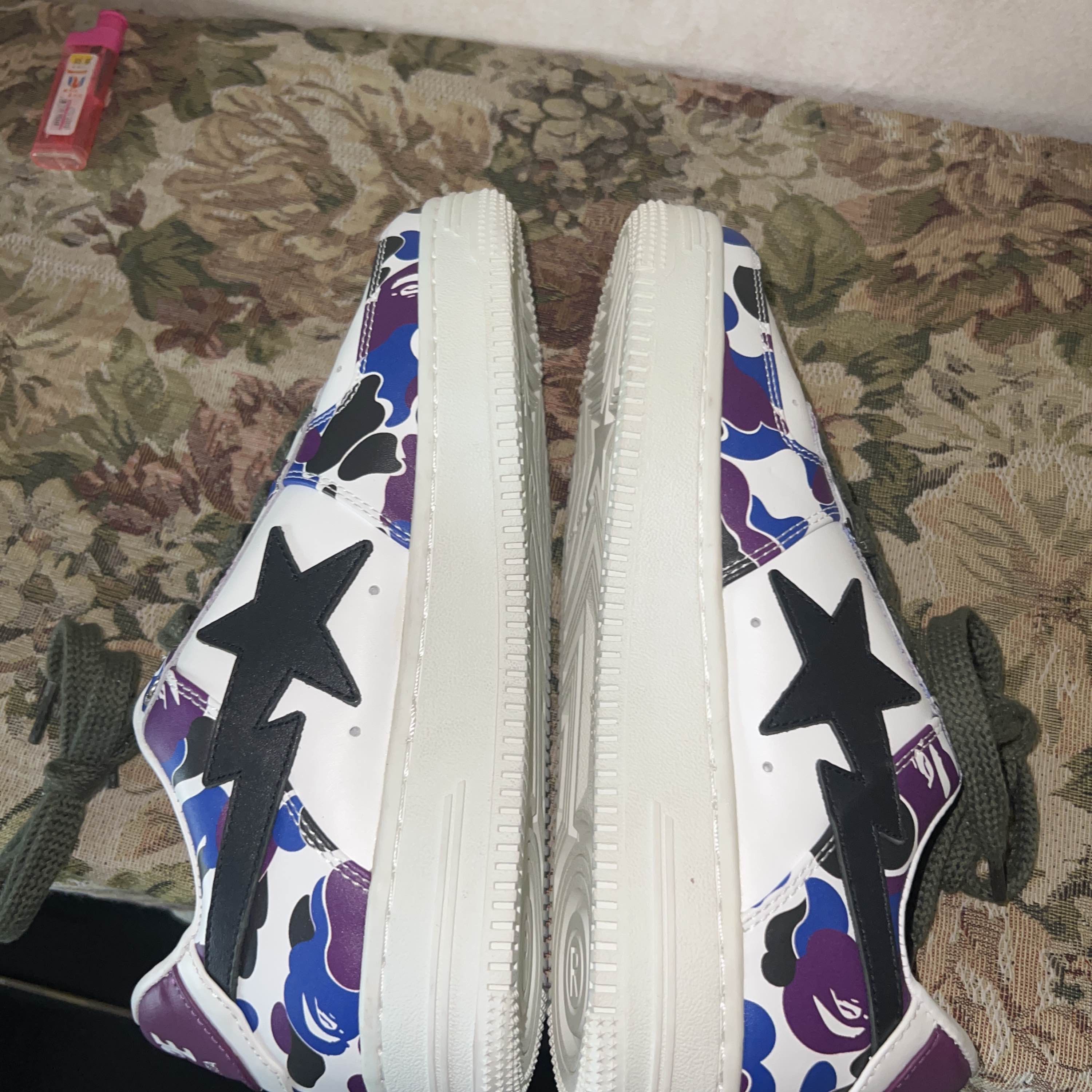 Bape A Bathing Ape Camo Low-Top Sneakers US 6 Size US 6 / IT 36 - 7 Thumbnail