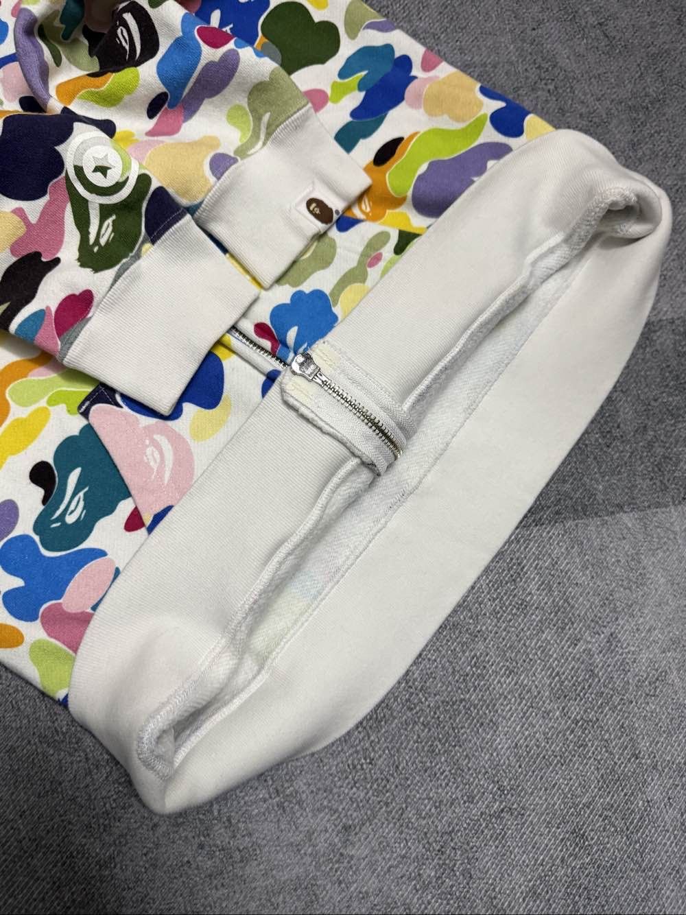 Bape A Bathing Ape Multi-color Camo Shark Hoodie Size XS Size US XS / EU 42 / 0 - 9 Thumbnail
