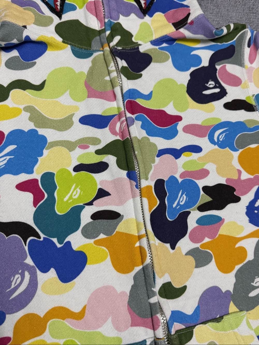 Bape A Bathing Ape Multi-color Camo Shark Hoodie Size XS Size US XS / EU 42 / 0 - 6 Thumbnail