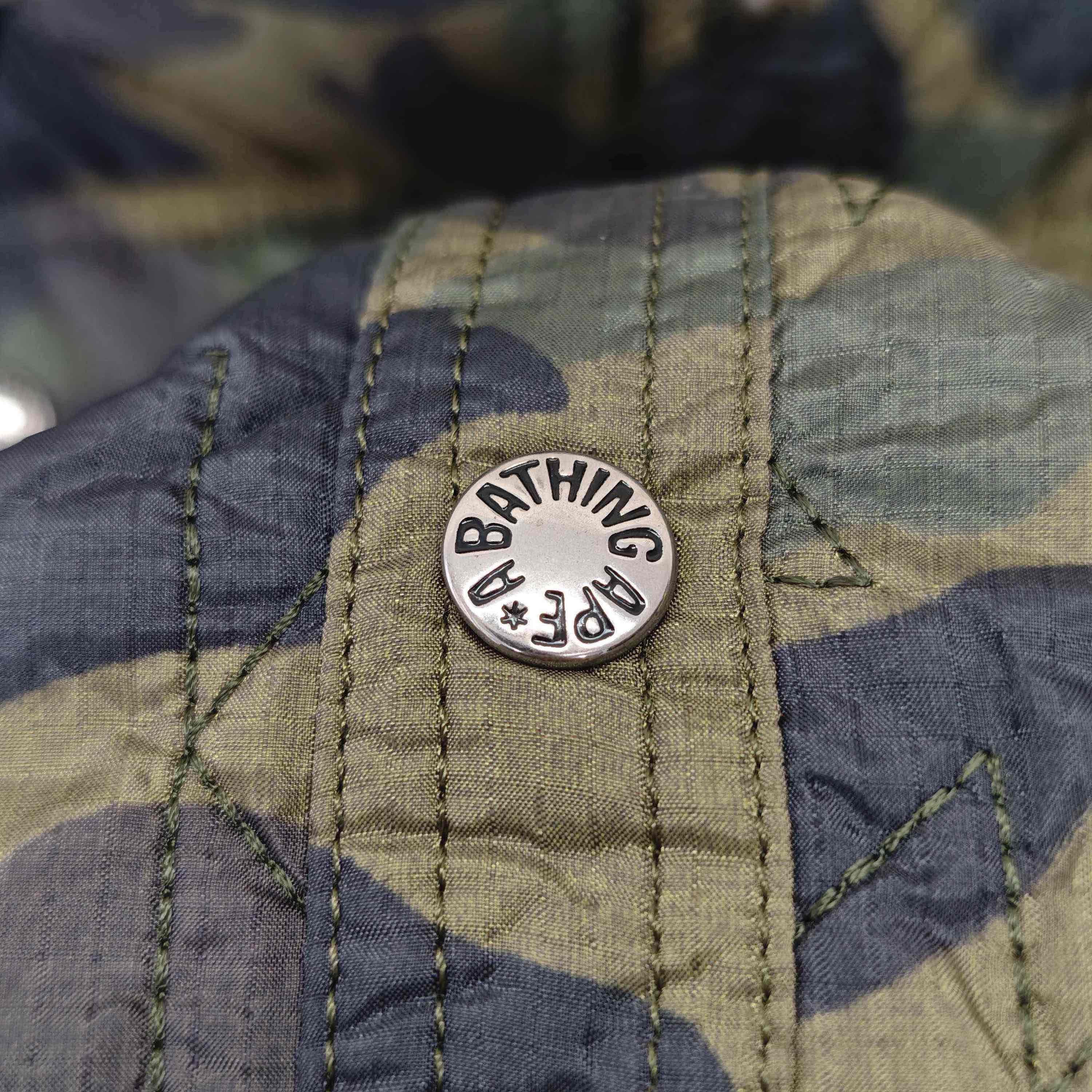 Bape A Bathing Ape Camo Quilted Jacket Size S Size US S / EU 44-46 / 1 - 6 Thumbnail