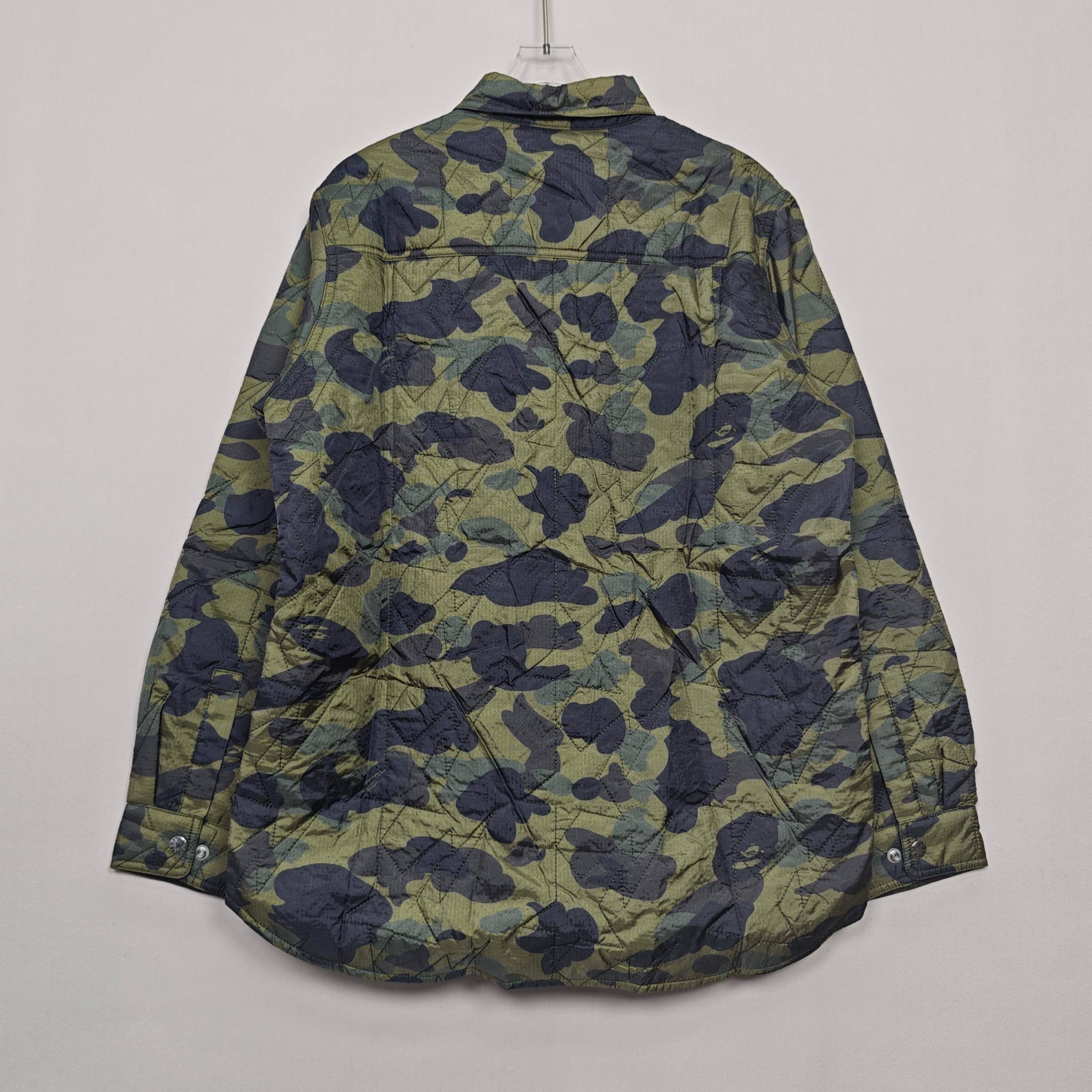 Bape A Bathing Ape Camo Quilted Jacket Size S Size US S / EU 44-46 / 1 - 2 Thumbnail