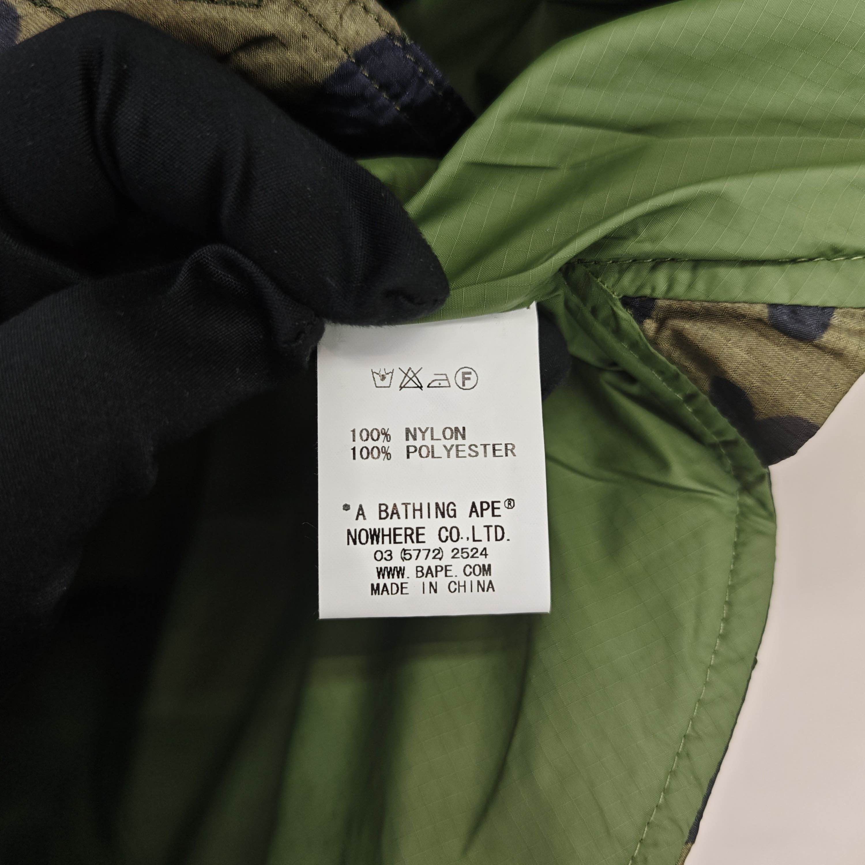 Bape A Bathing Ape Camo Quilted Jacket Size S Size US S / EU 44-46 / 1 - 4 Thumbnail