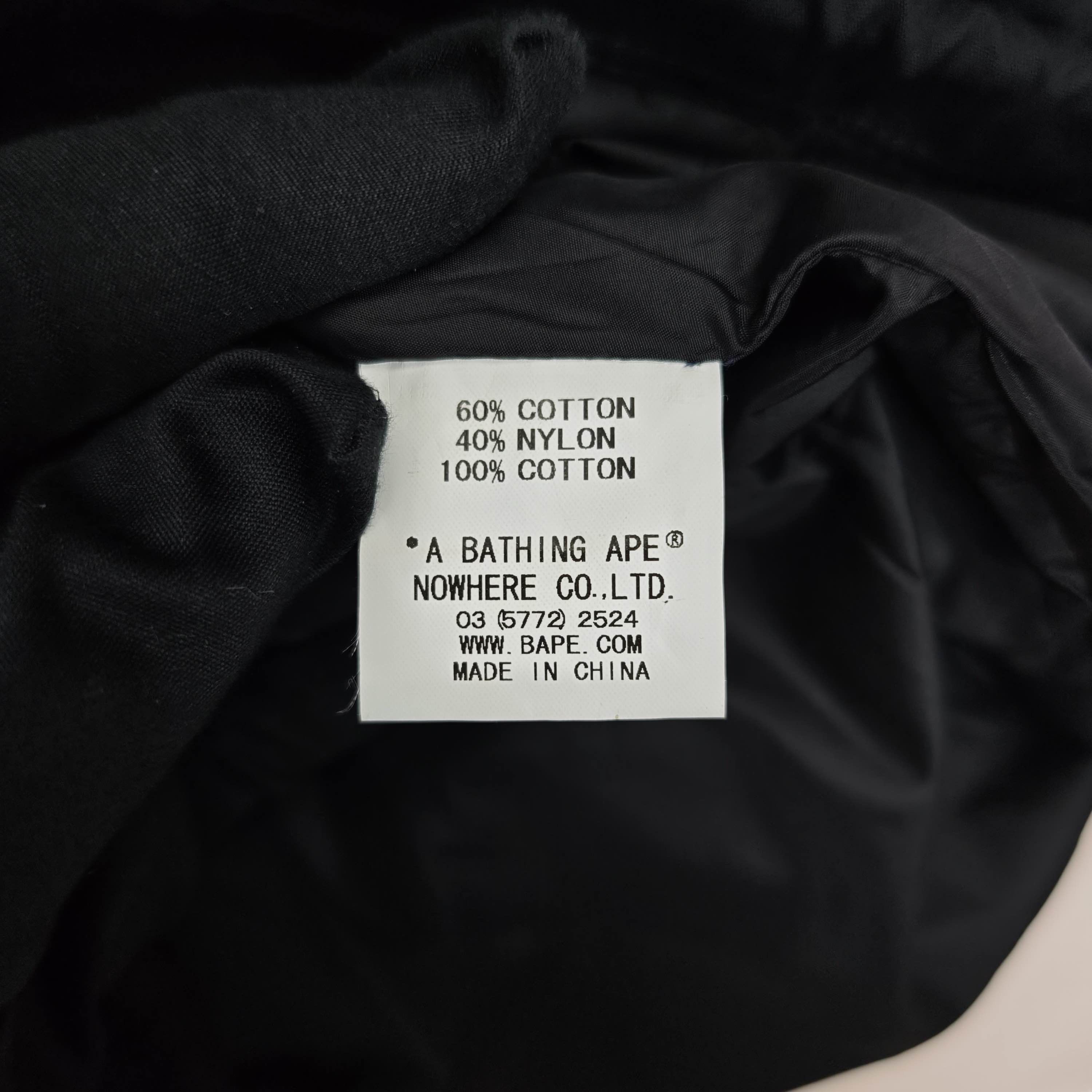 Bape A Bathing Ape Shark Shell Jacket Black L Size US L / EU 52-54 / 3 - 4 Thumbnail