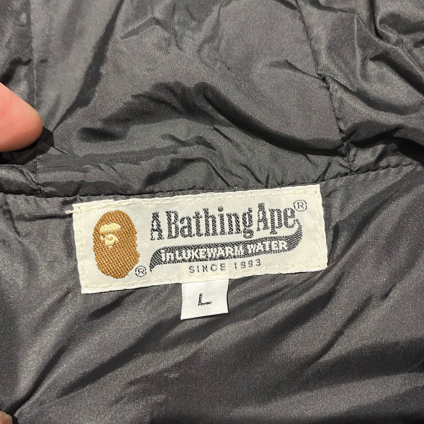 Bape A Bathing Ape Shark Shell Jacket Black L Size US L / EU 52-54 / 3 - 3 Thumbnail