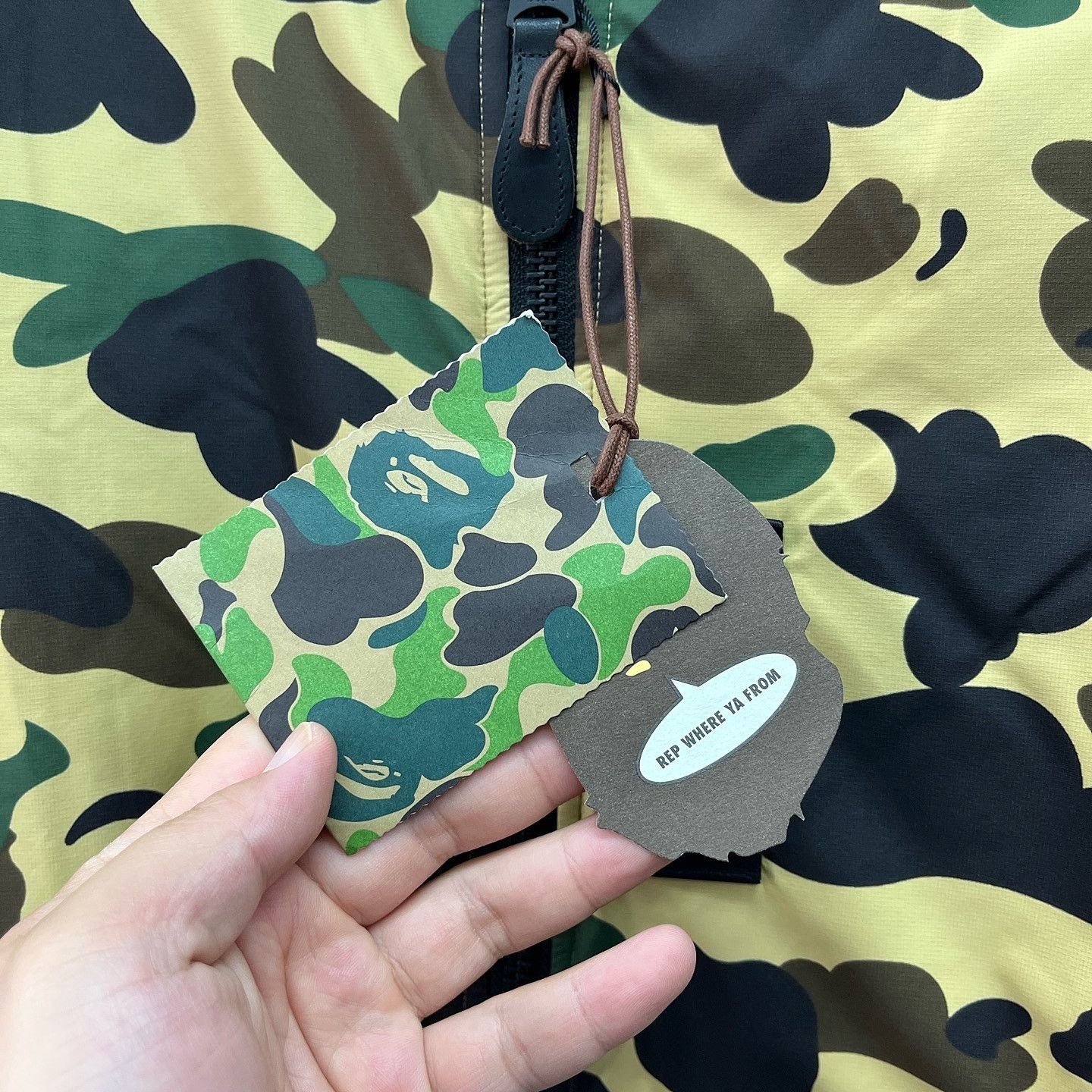 Bape A BATHING APE Camo Windstopper Bomber Jacket Size M Size US M / EU 48-50 / 2 - 7 Thumbnail