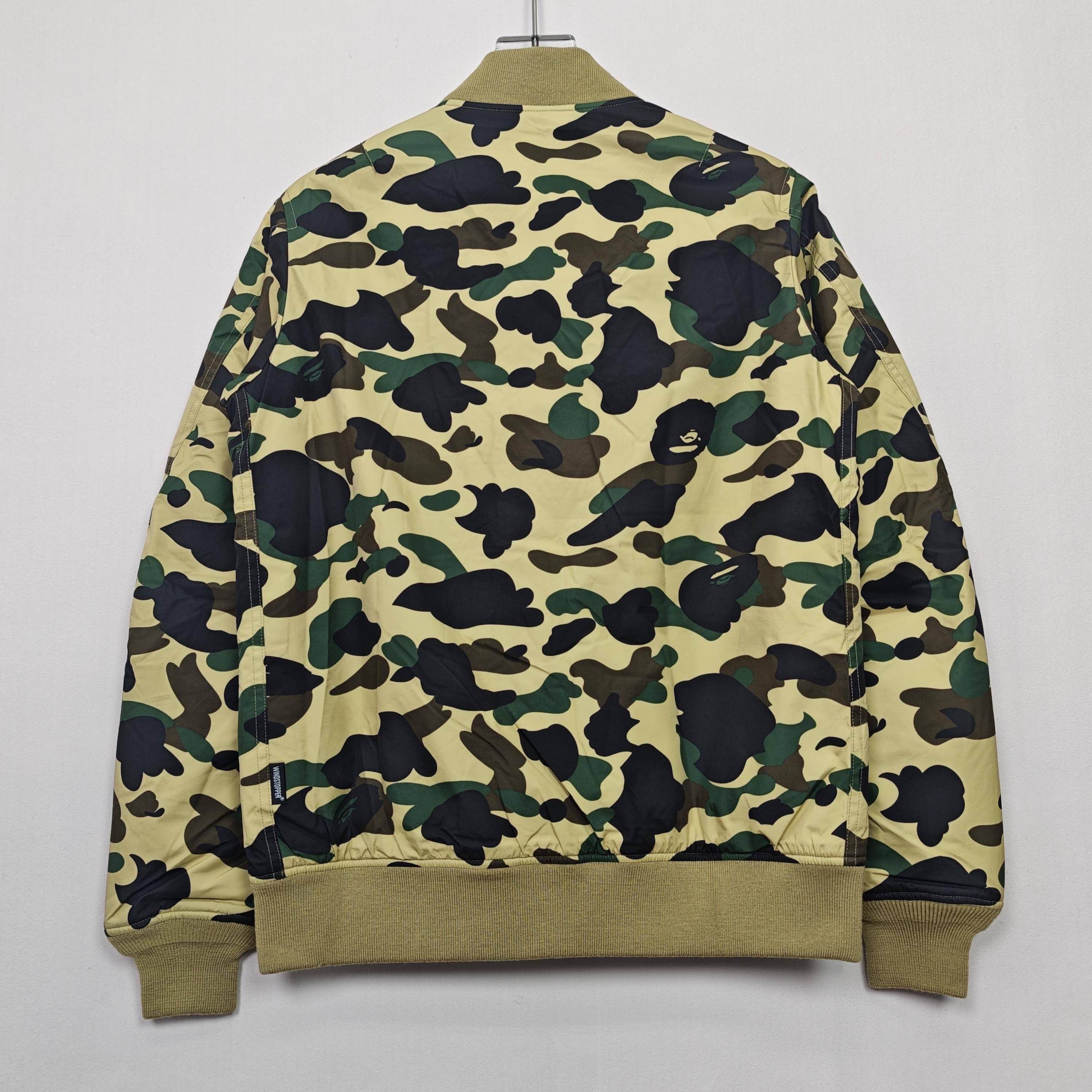 Bape A BATHING APE Camo Windstopper Bomber Jacket Size M Size US M / EU 48-50 / 2 - 2 Thumbnail