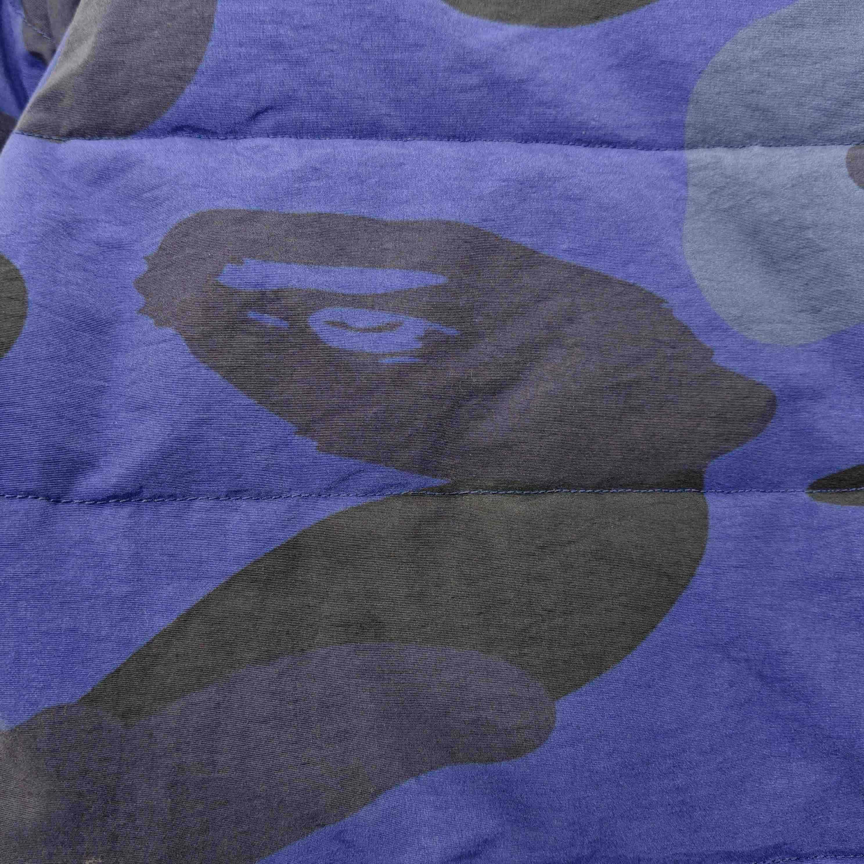 Bape A BATHING APE Blue Camo Puffer Jacket Size XL Size US XL / EU 56 / 4 - 6 Thumbnail