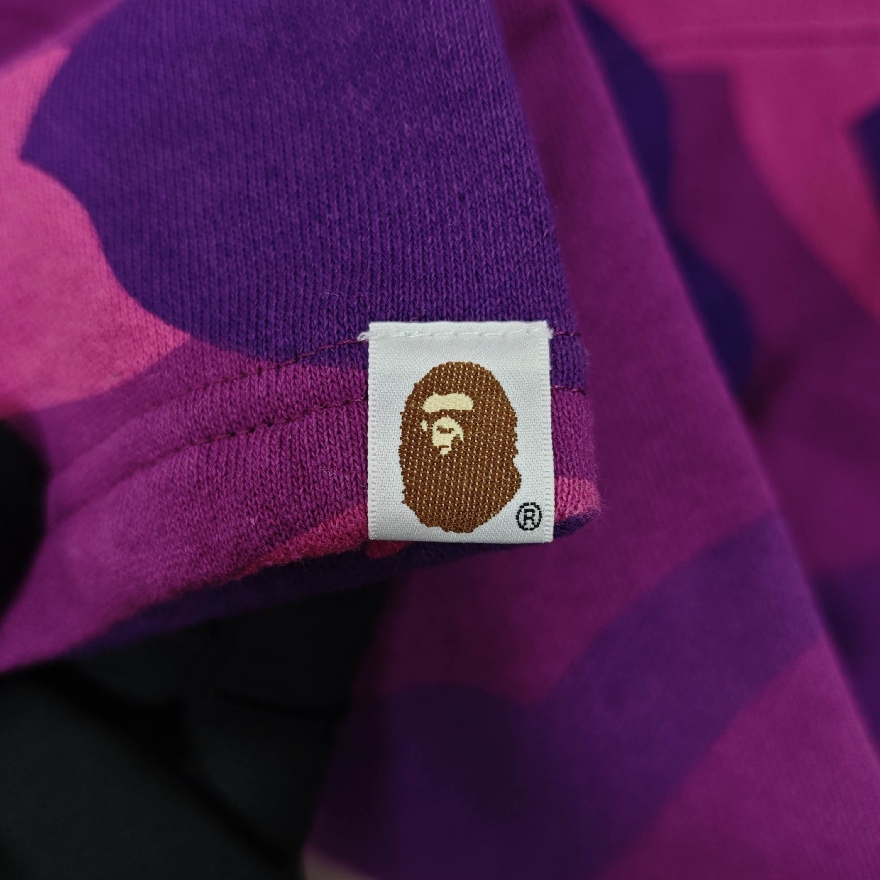 Bape A BATHING APE Purple Camo Sweatpants Size M Size US 32 / EU 48 - 7 Thumbnail