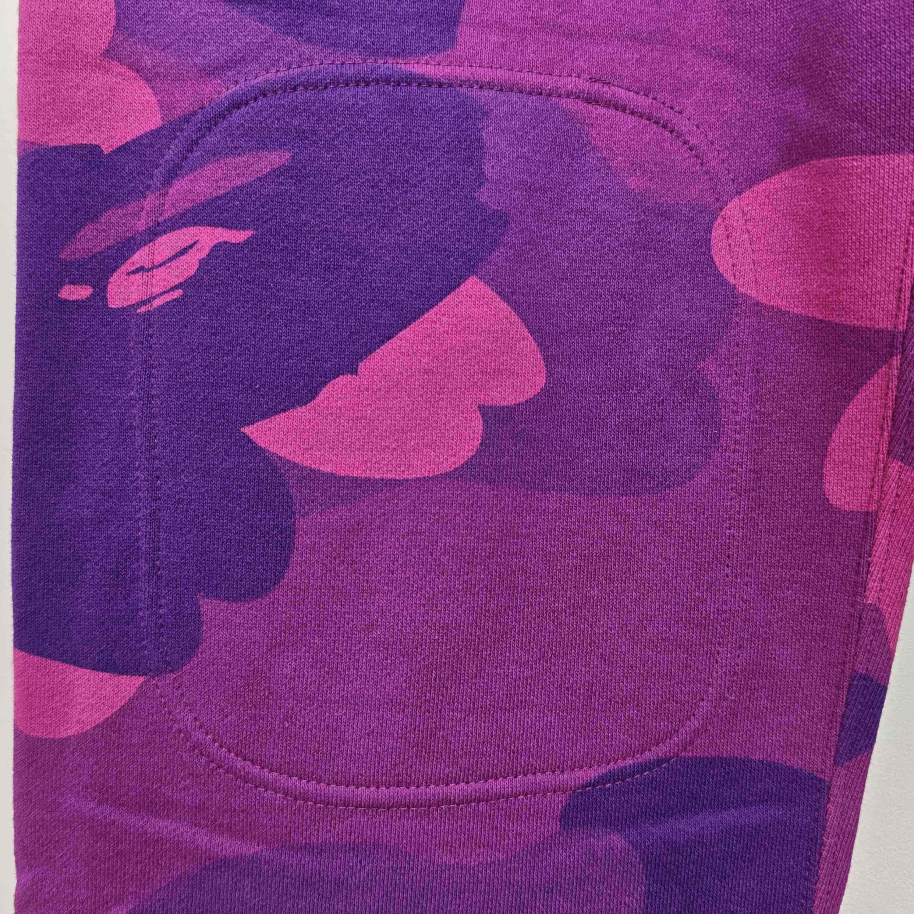 Bape A BATHING APE Purple Camo Sweatpants Size M Size US 32 / EU 48 - 6 Thumbnail