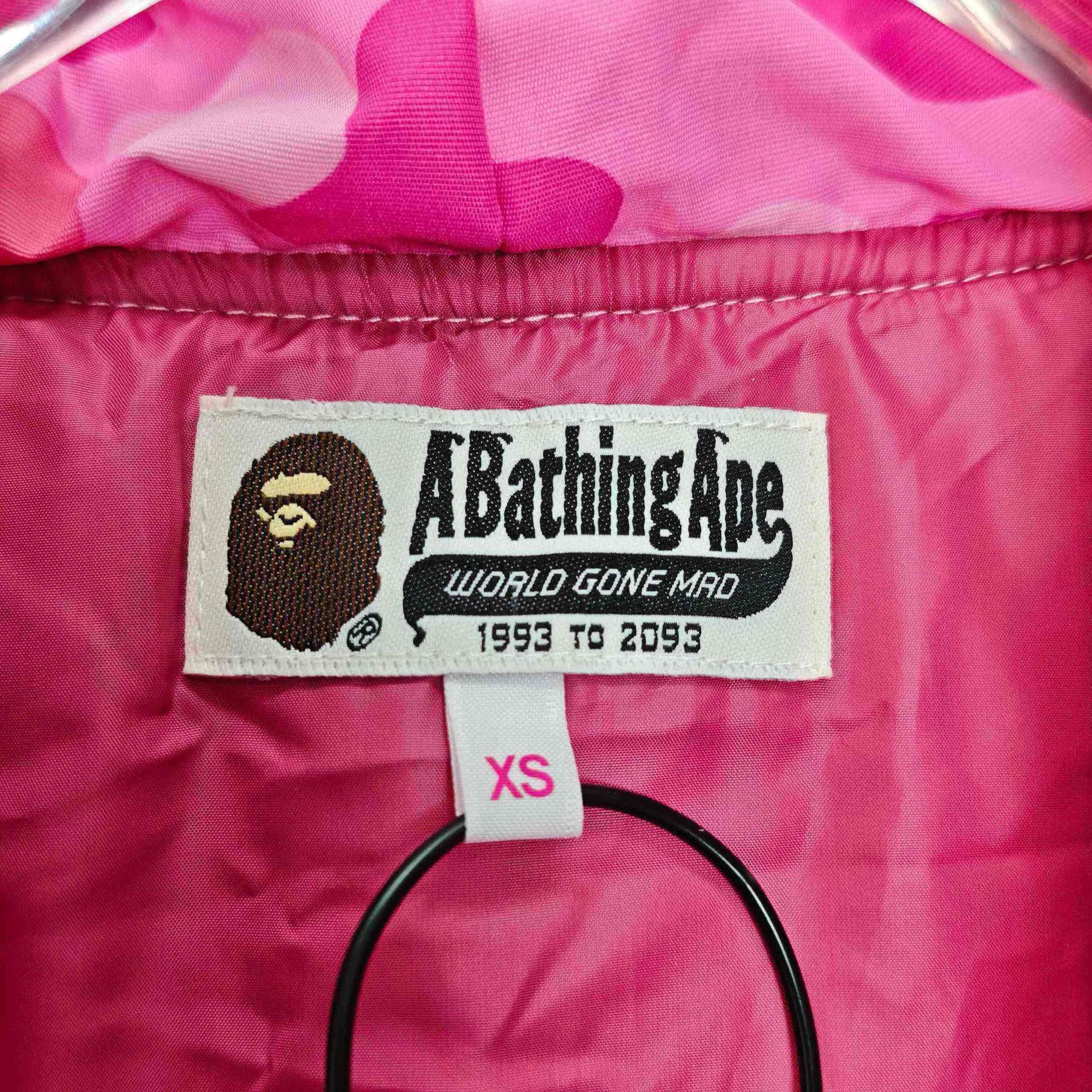 Bape A BATHING APE Pink Camo Shark Jacket Size XS Size US XS / EU 42 / 0 - 3 Thumbnail