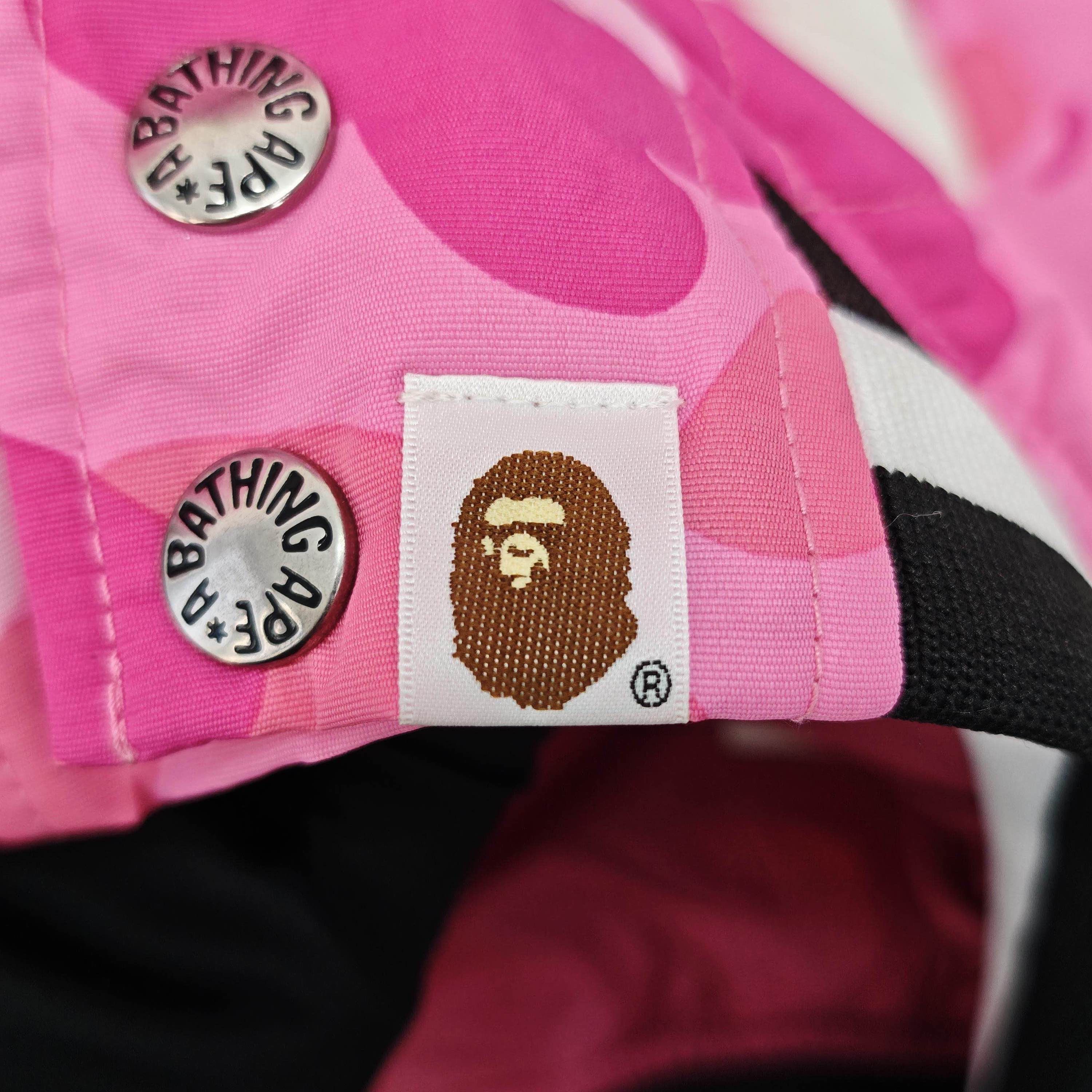 Bape A BATHING APE Pink Camo Shark Jacket Size XS Size US XS / EU 42 / 0 - 7 Thumbnail