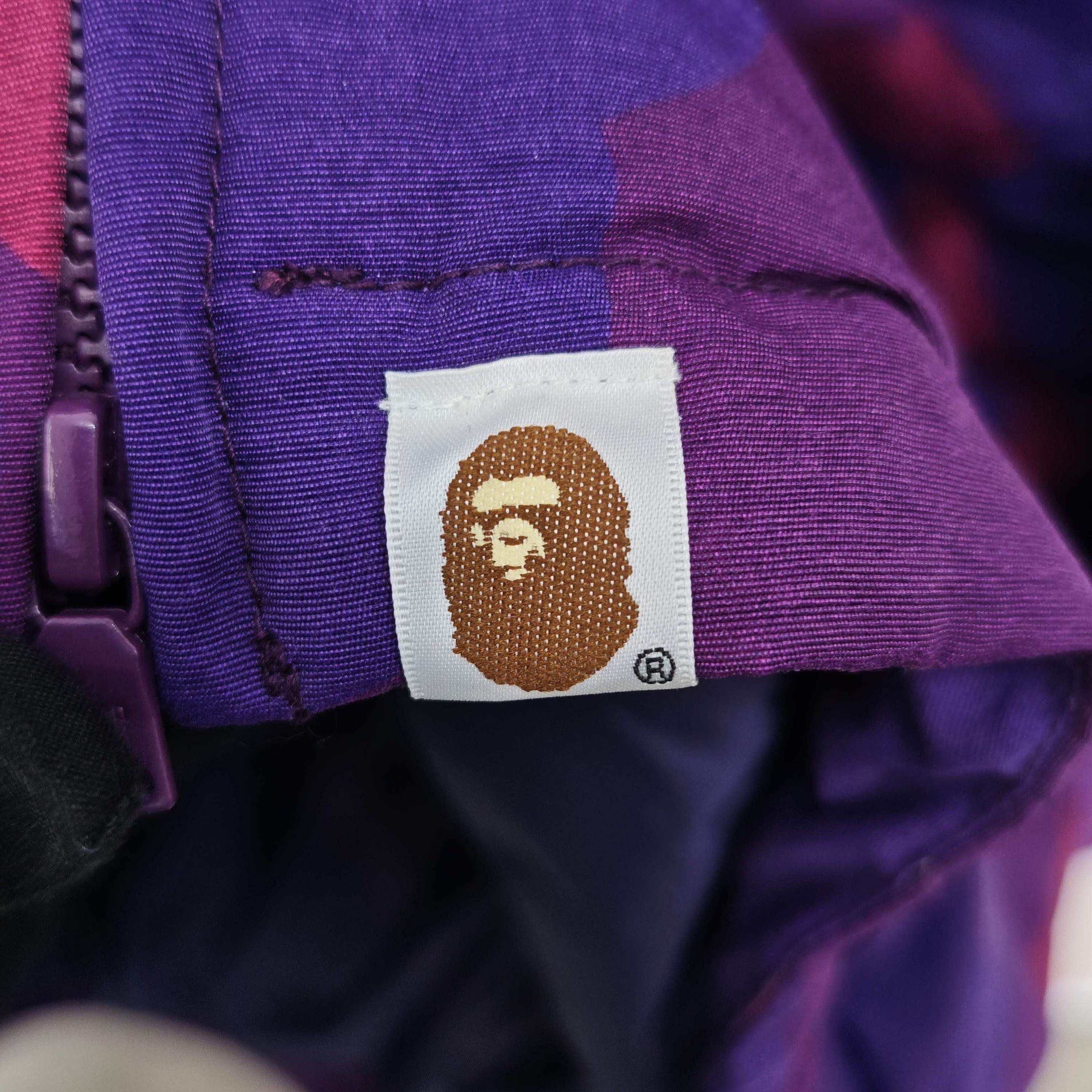 Bape A Bathing Ape Purple Camo Down Jacket Size L Size US L / EU 52-54 / 3 - 7 Thumbnail