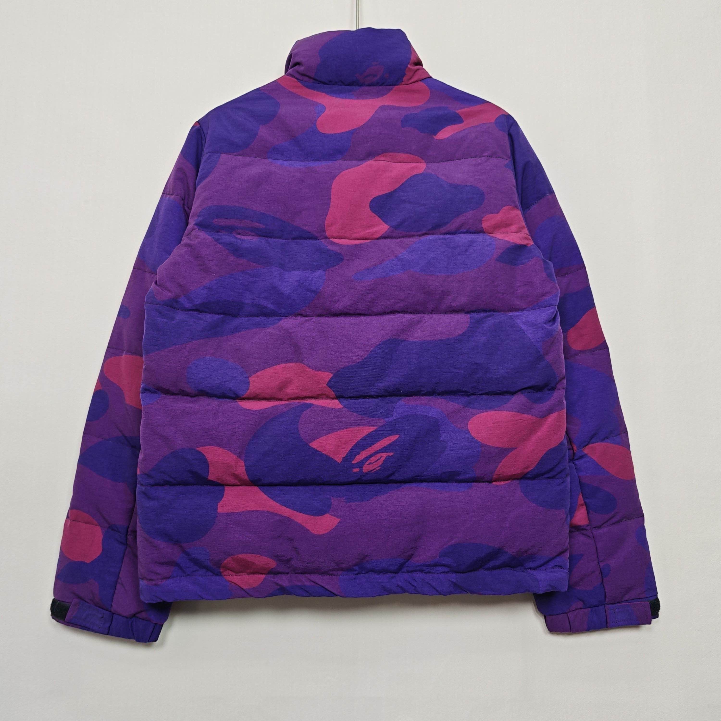 Bape A Bathing Ape Purple Camo Down Jacket Size L Size US L / EU 52-54 / 3 - 2 Thumbnail