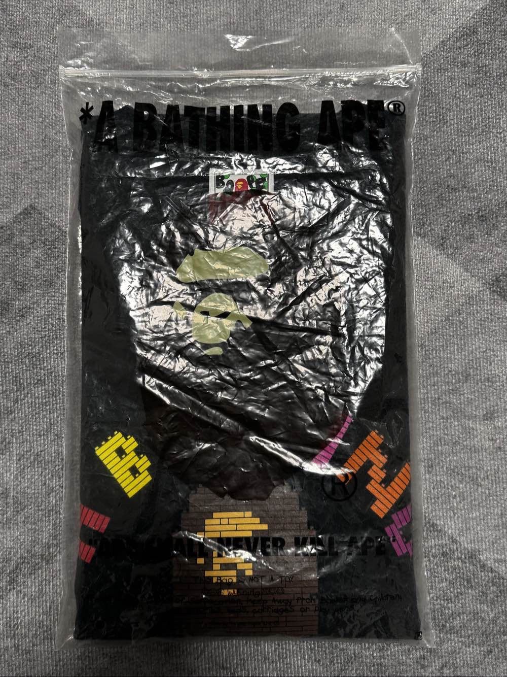 Bape A Bathing Ape x Nanoblock Graphic T-Shirt Size XL Size US XL / EU 56 / 4 - 5 Thumbnail