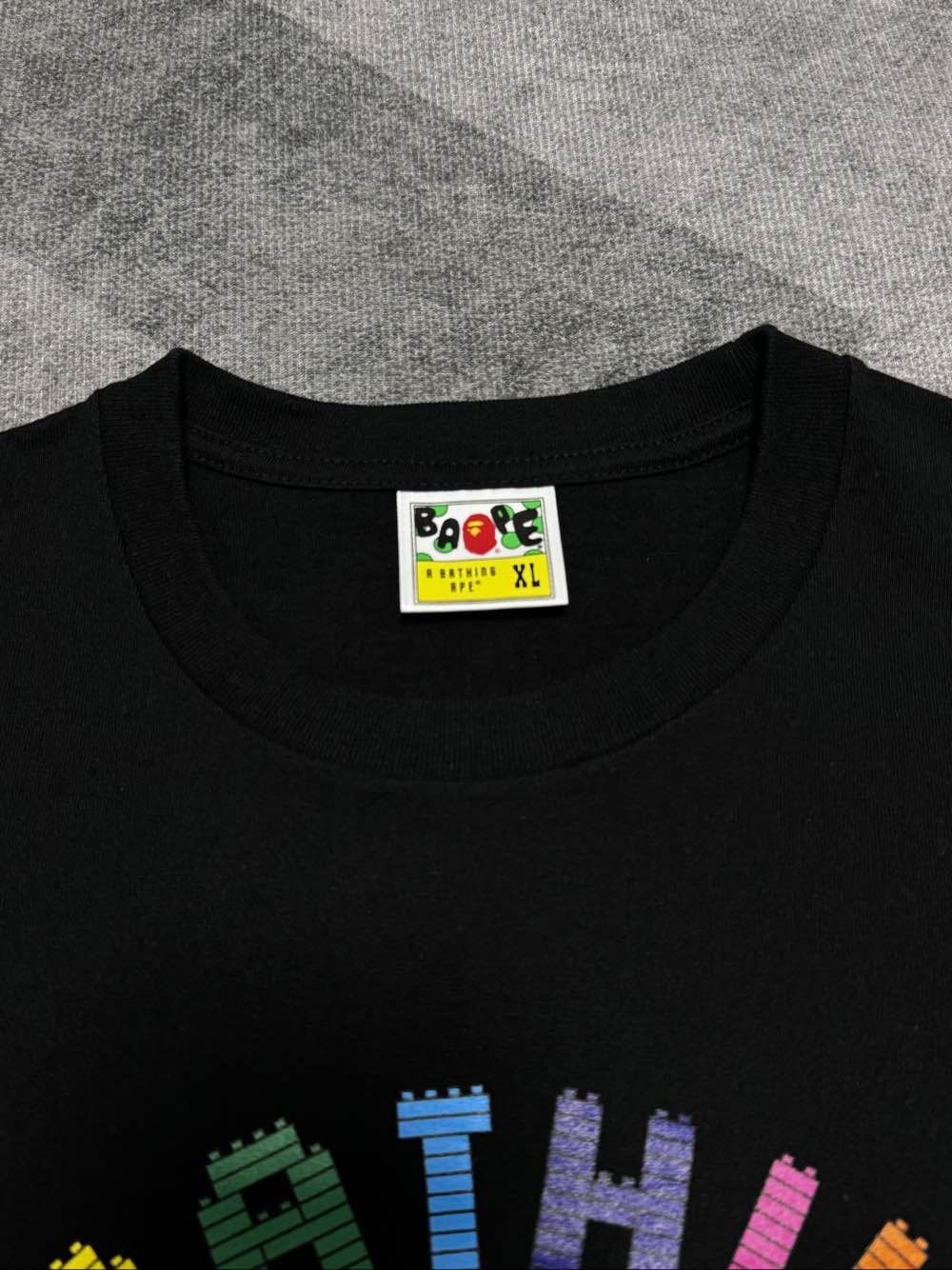 Bape A Bathing Ape x Nanoblock Graphic T-Shirt Size XL Size US XL / EU 56 / 4 - 3 Thumbnail