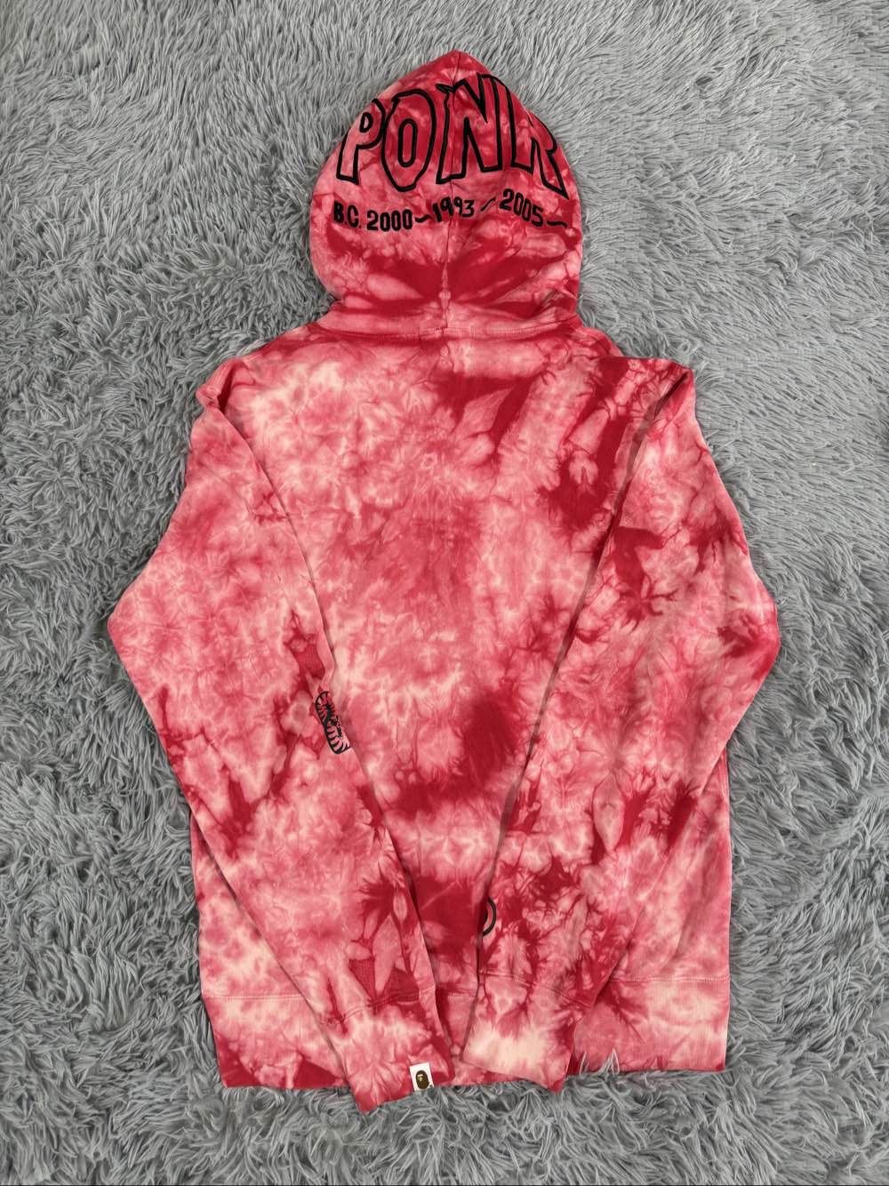 Bape A BATHING APE Tiedye Shark Full Zip Hoodie Size L Size US L / EU 52-54 / 3 - 2 Thumbnail