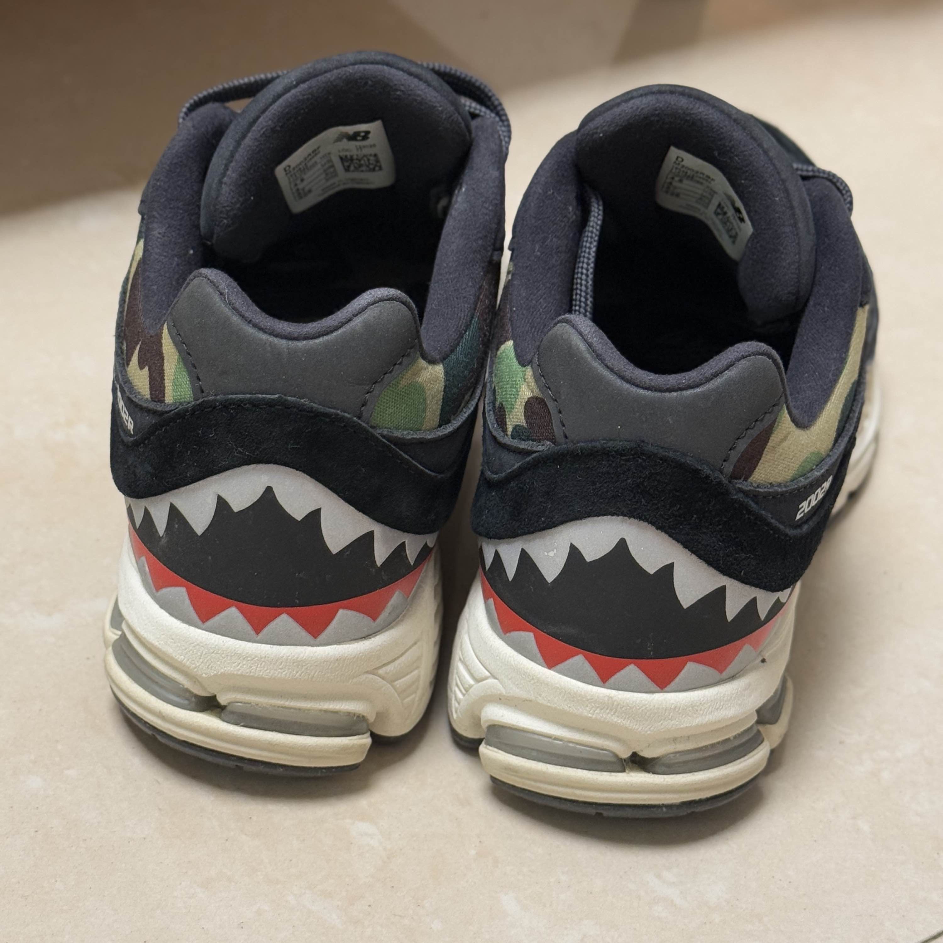 New Balance BAPE x New Balance 2002R Camo Sneakers Size 5 Size US 5 / EU 37 - 3 Thumbnail
