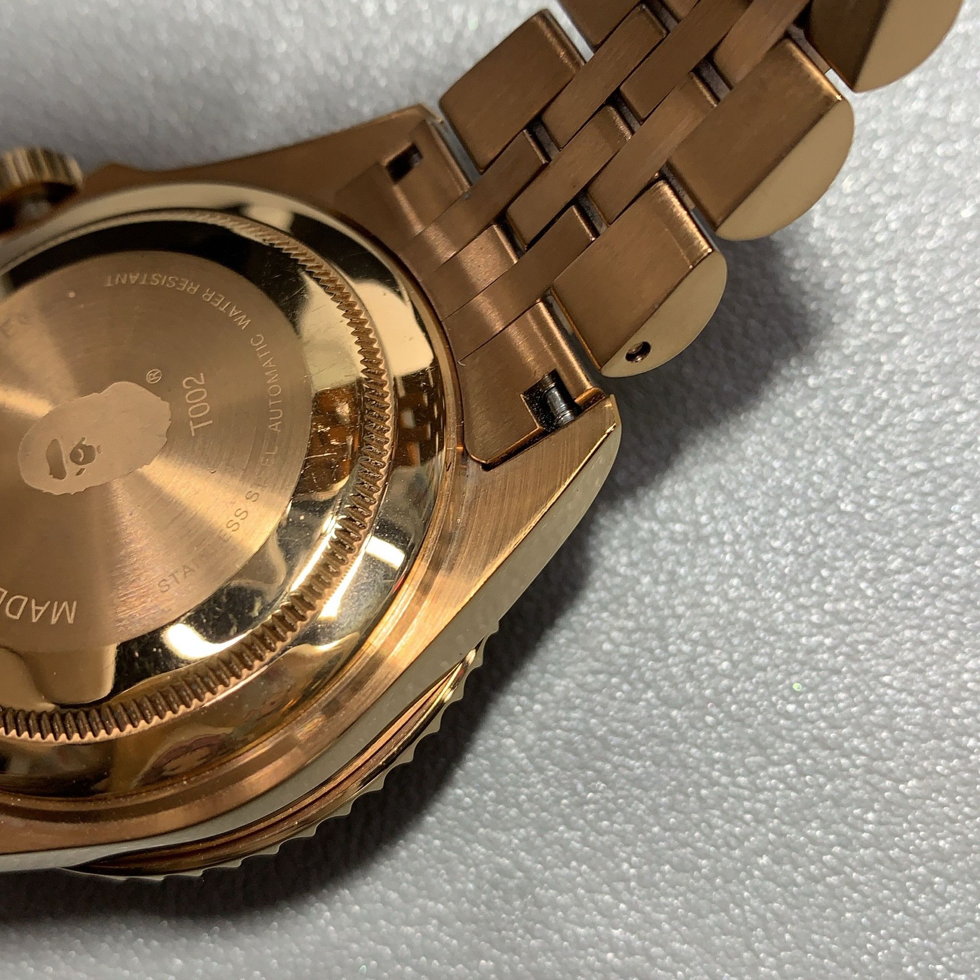 Bape A Bathing Ape Gold Bapex Watch ONE SIZE Size ONE SIZE - 8 Thumbnail