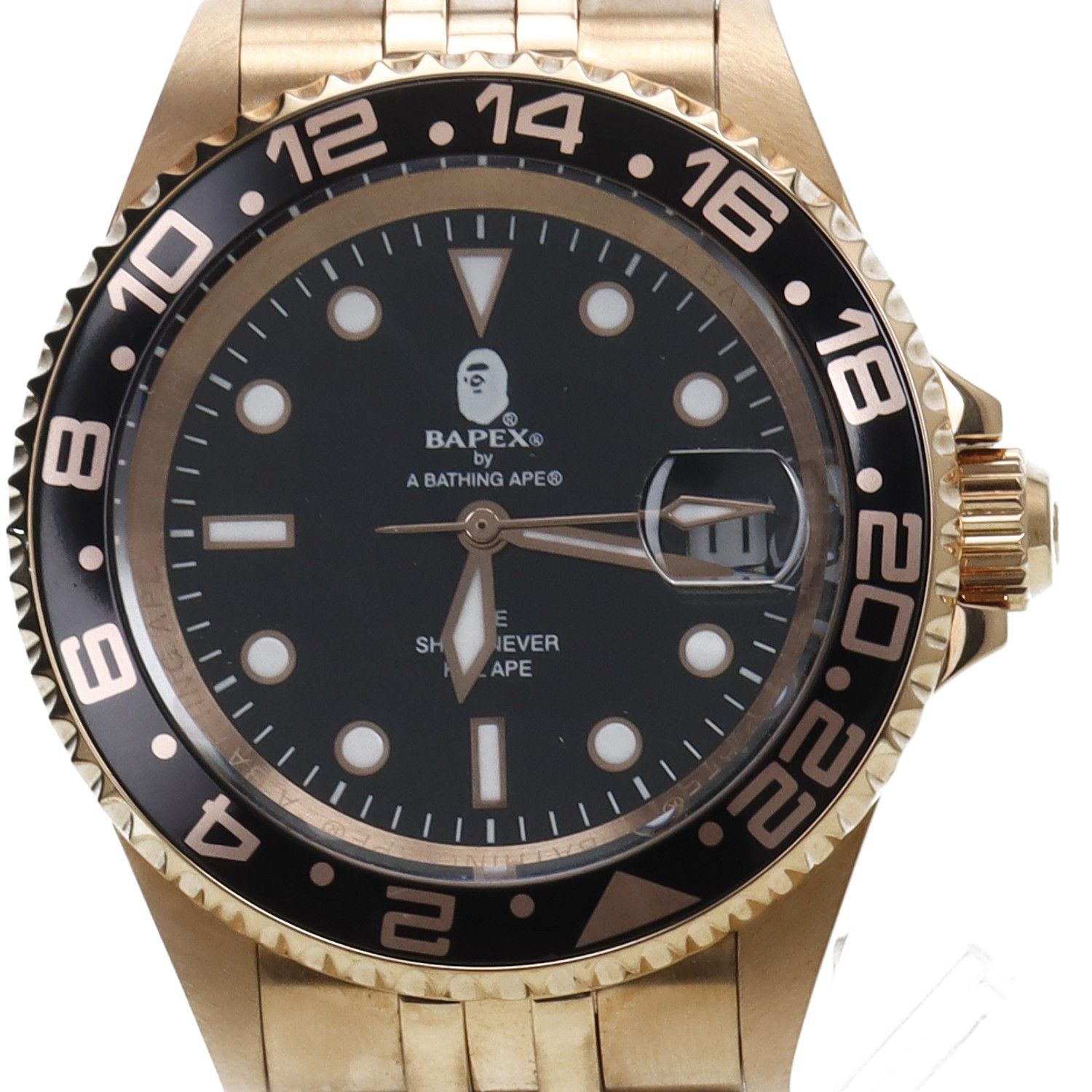 Bape A Bathing Ape Gold Bapex Watch ONE SIZE Size ONE SIZE - 4 Thumbnail
