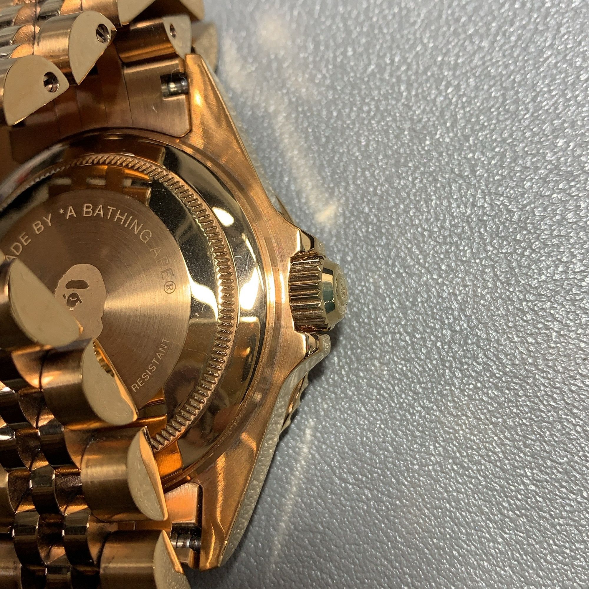 Bape A Bathing Ape Gold Bapex Watch ONE SIZE Size ONE SIZE - 12 Thumbnail