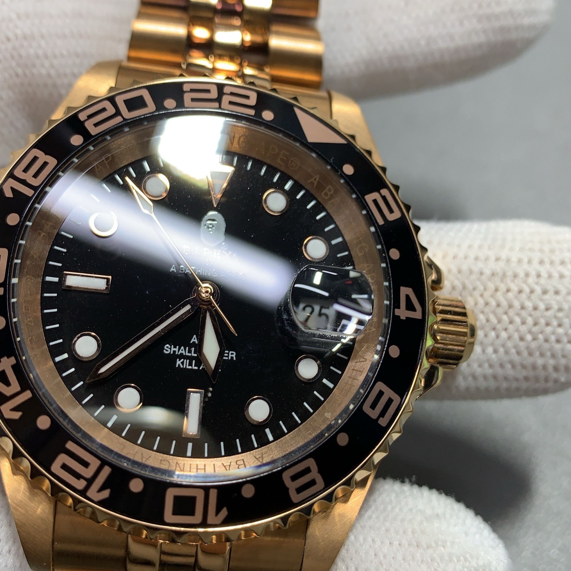 Bape A Bathing Ape Gold Bapex Watch ONE SIZE Size ONE SIZE - 7 Thumbnail